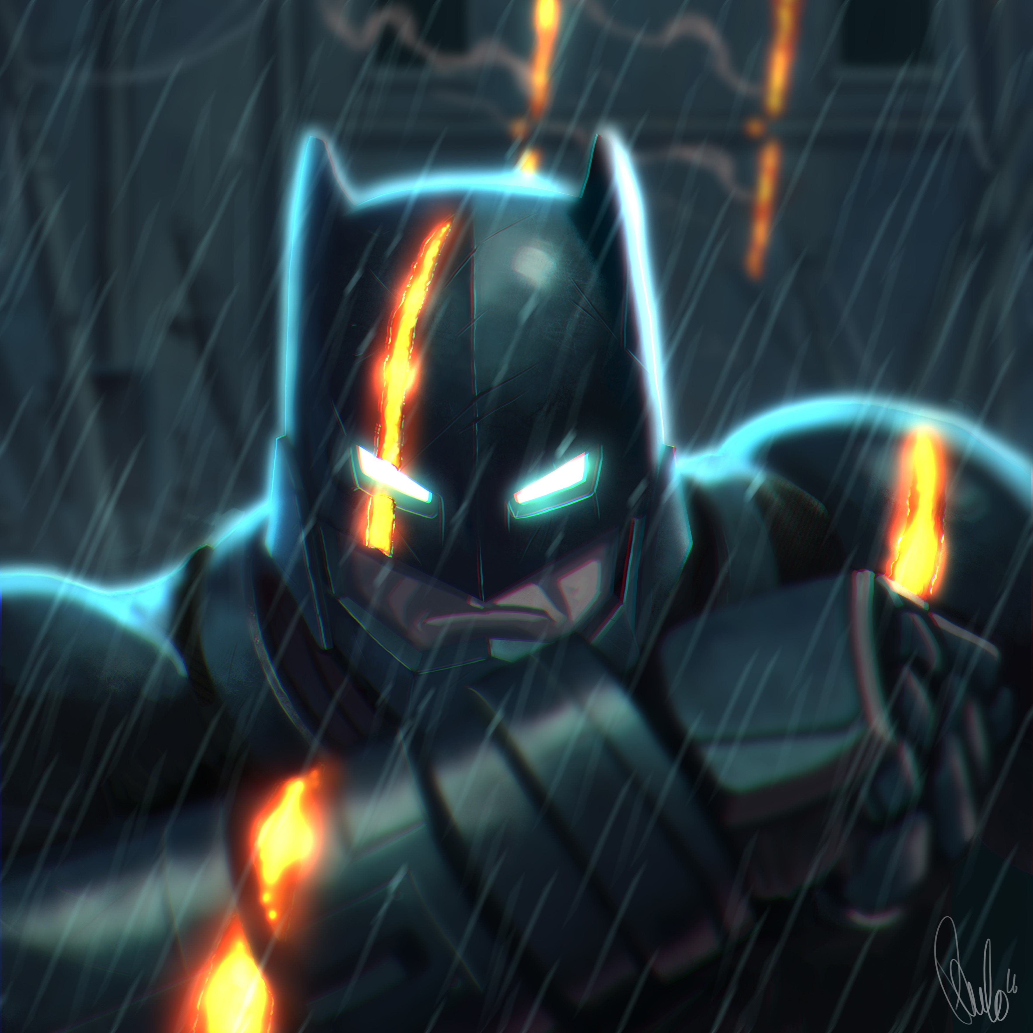 batman, hd, 4k, superheroes, behance, artwork, digital art, HD Wallpaper