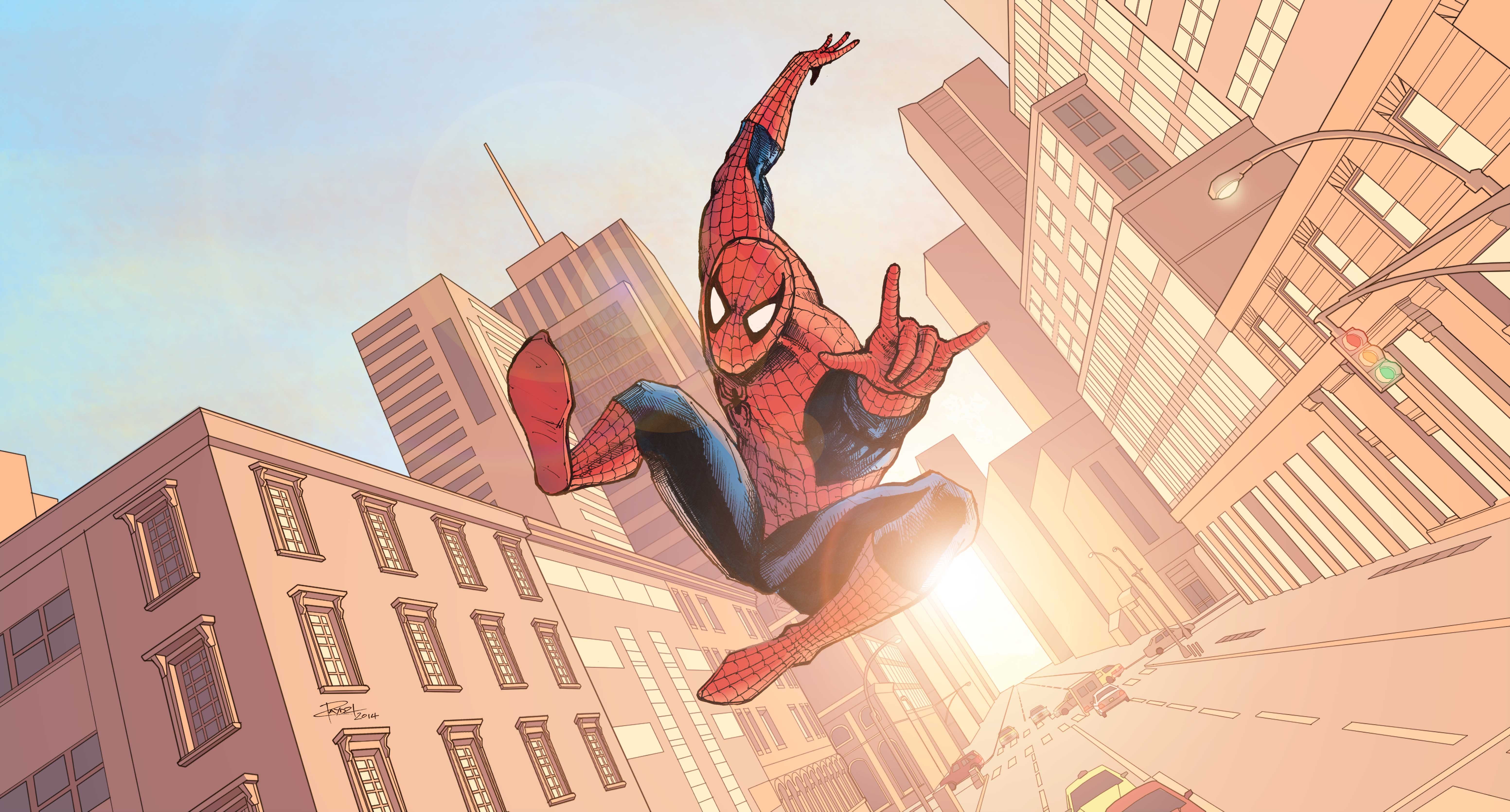 spiderman, hd, 4k, 5k, artwork, digital art, superheroes, deviantart, HD Wallpaper