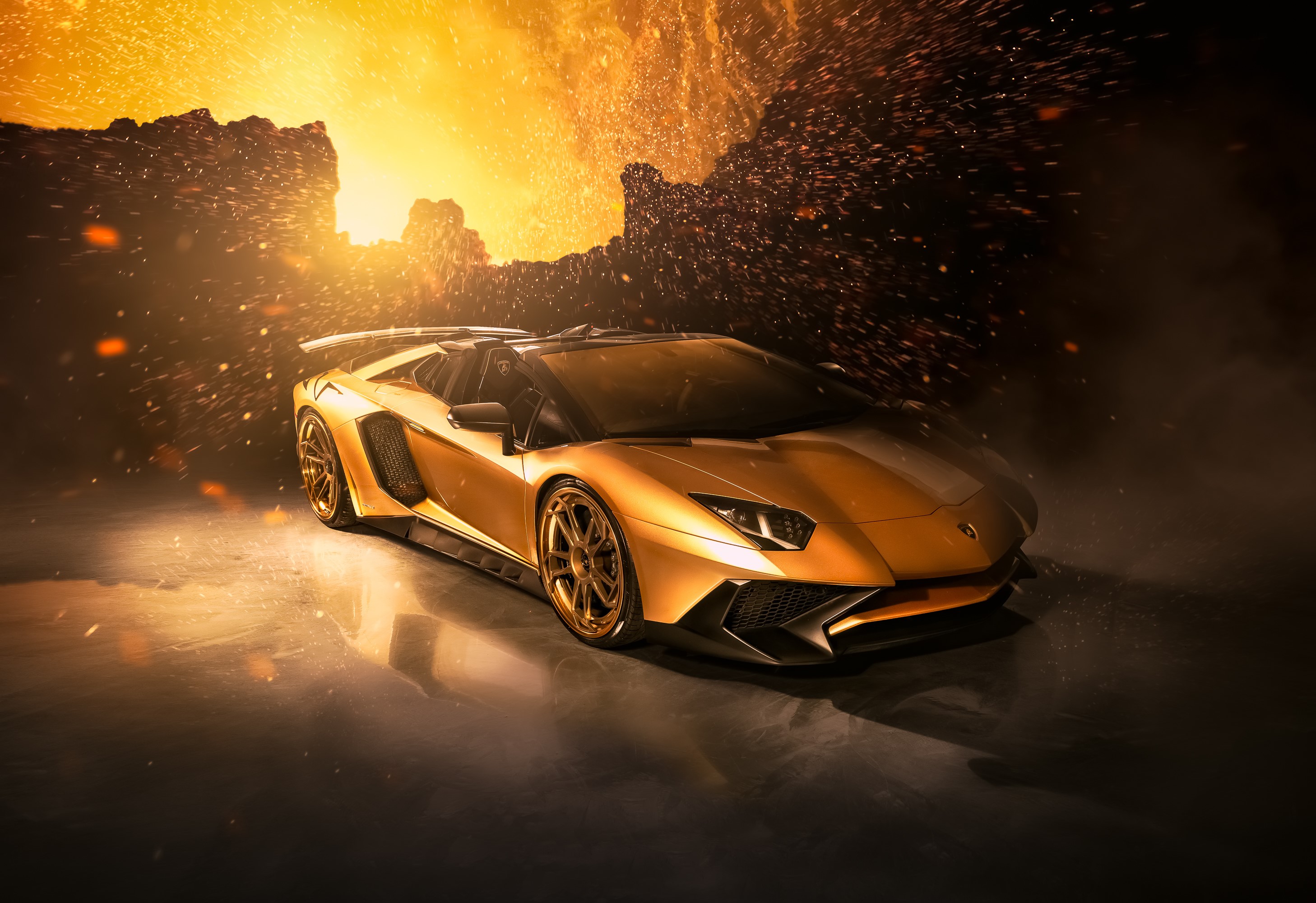 lamborghini aventador, lamborghini, cars, hd, behance, HD Wallpaper