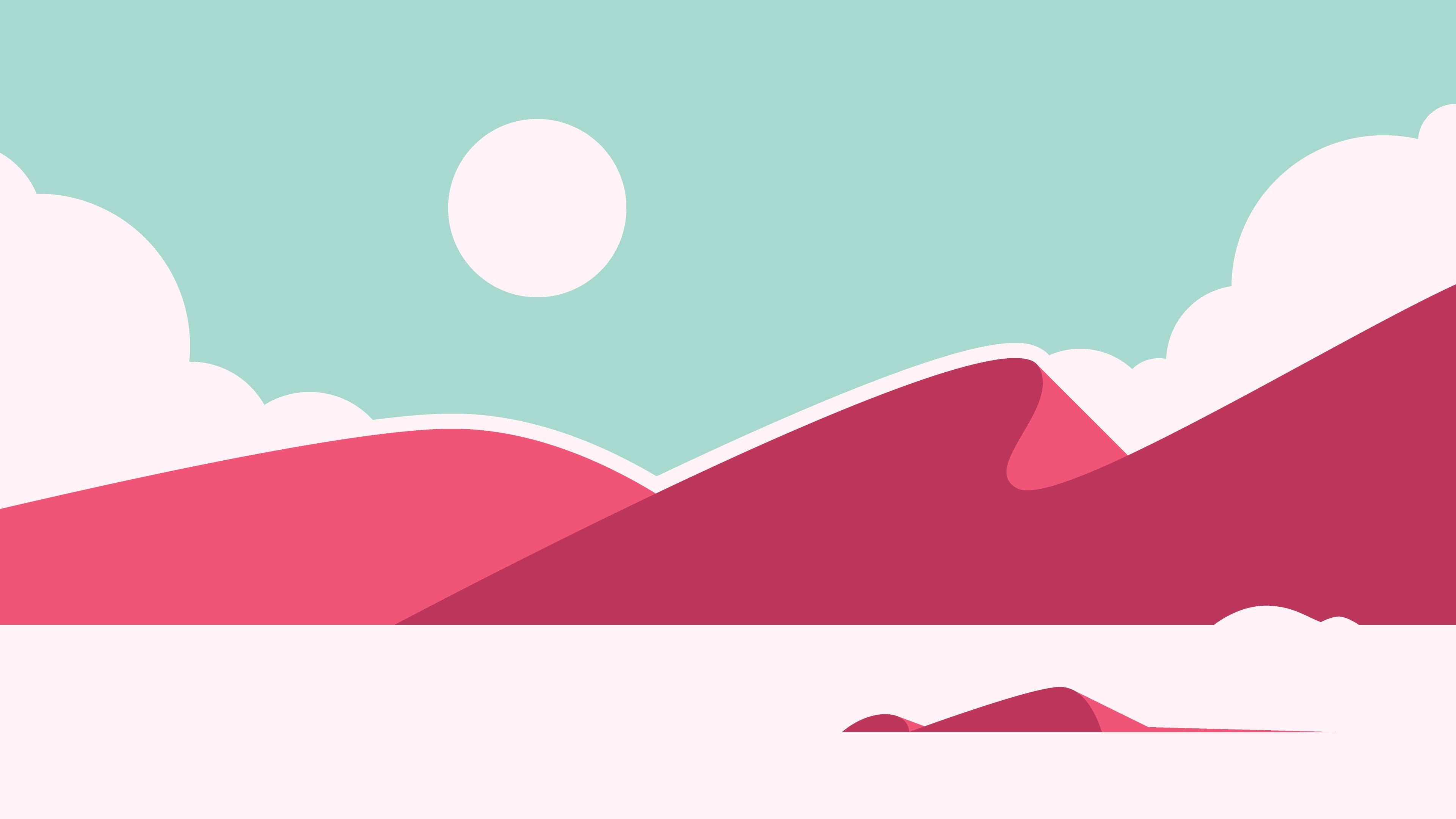 desert, dunes, minimalism, minimalist, artist, artwork, digital art, hd, 4k, deviantart, HD Wallpaper