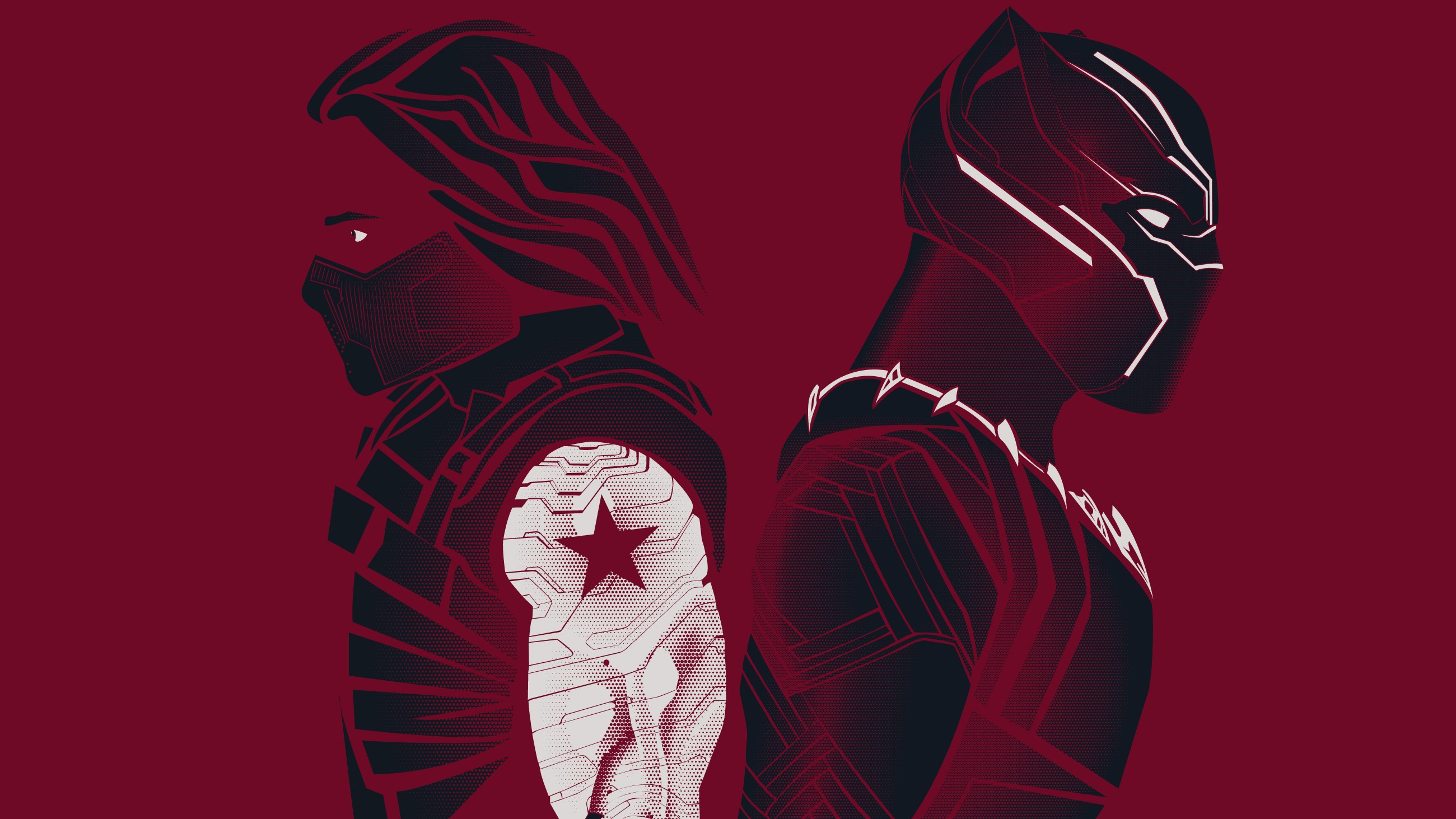 winter solider, black panther, hd, superheroes, behance, HD Wallpaper