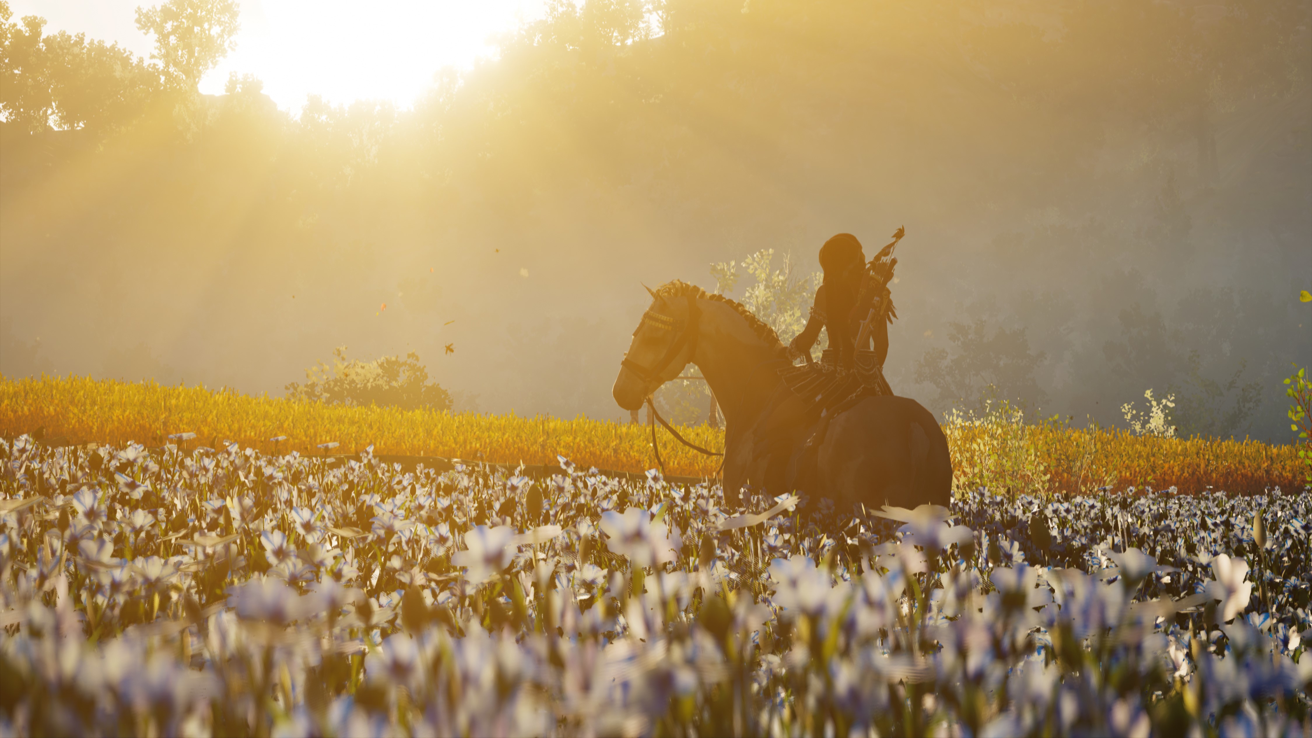 assassins creed odyssey, assassins creed, 2018 games, games, hd, 4k, horse, HD Wallpaper