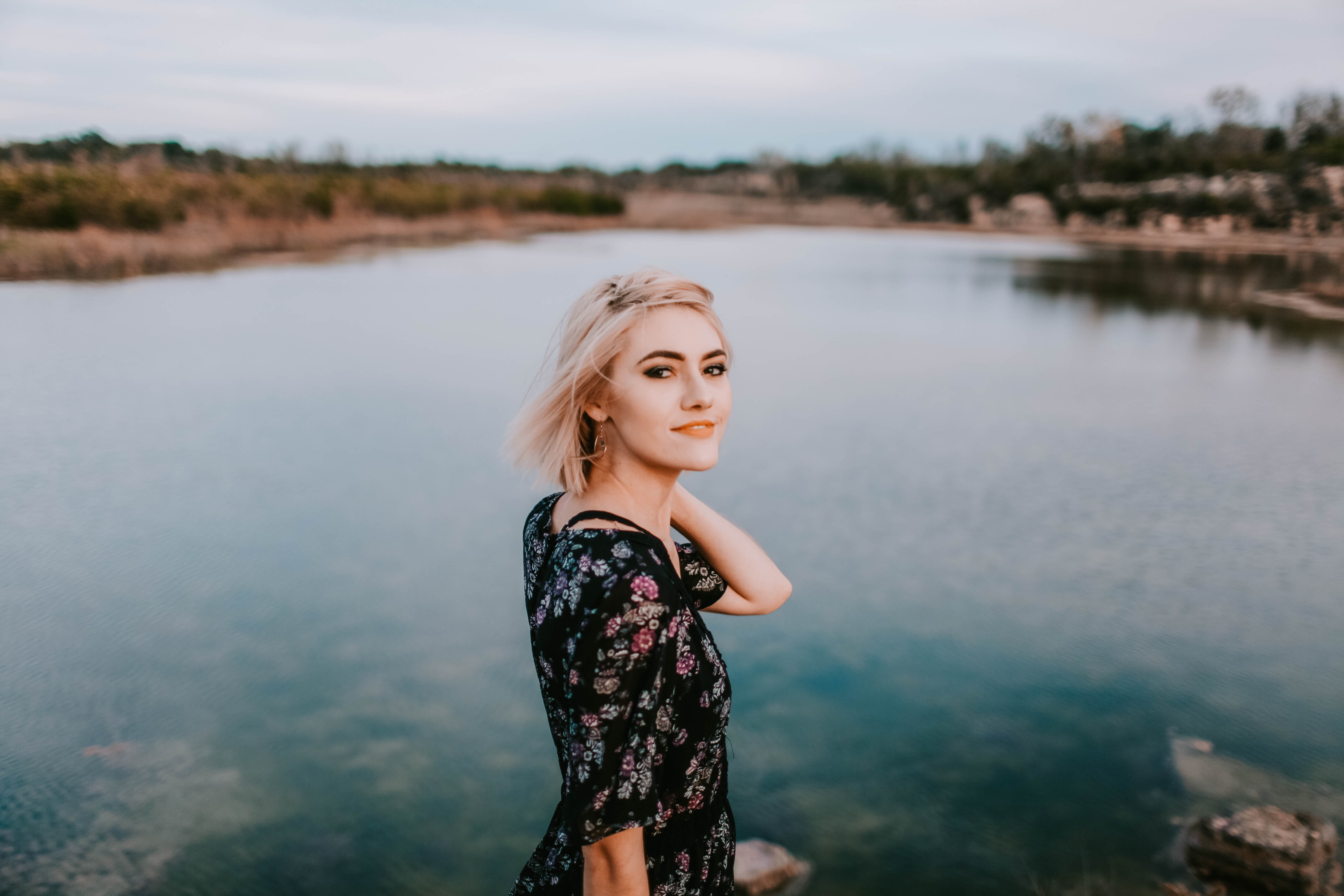 girls, lake, photography, hd, 4k, 5k, HD Wallpaper
