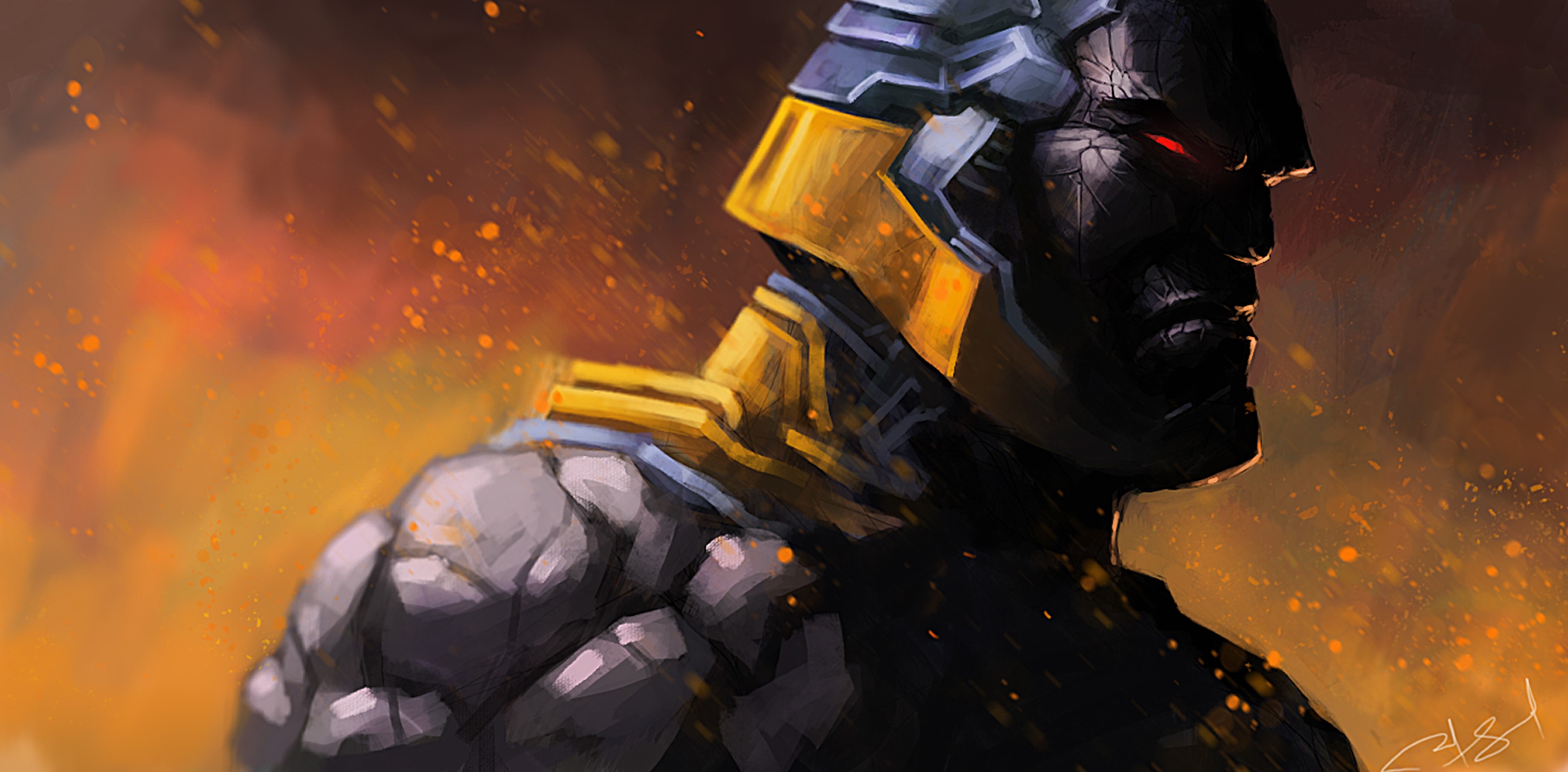 darkseid, hd, 4k, superheroes, supervillain, deviantart, artwork, digital art, HD Wallpaper