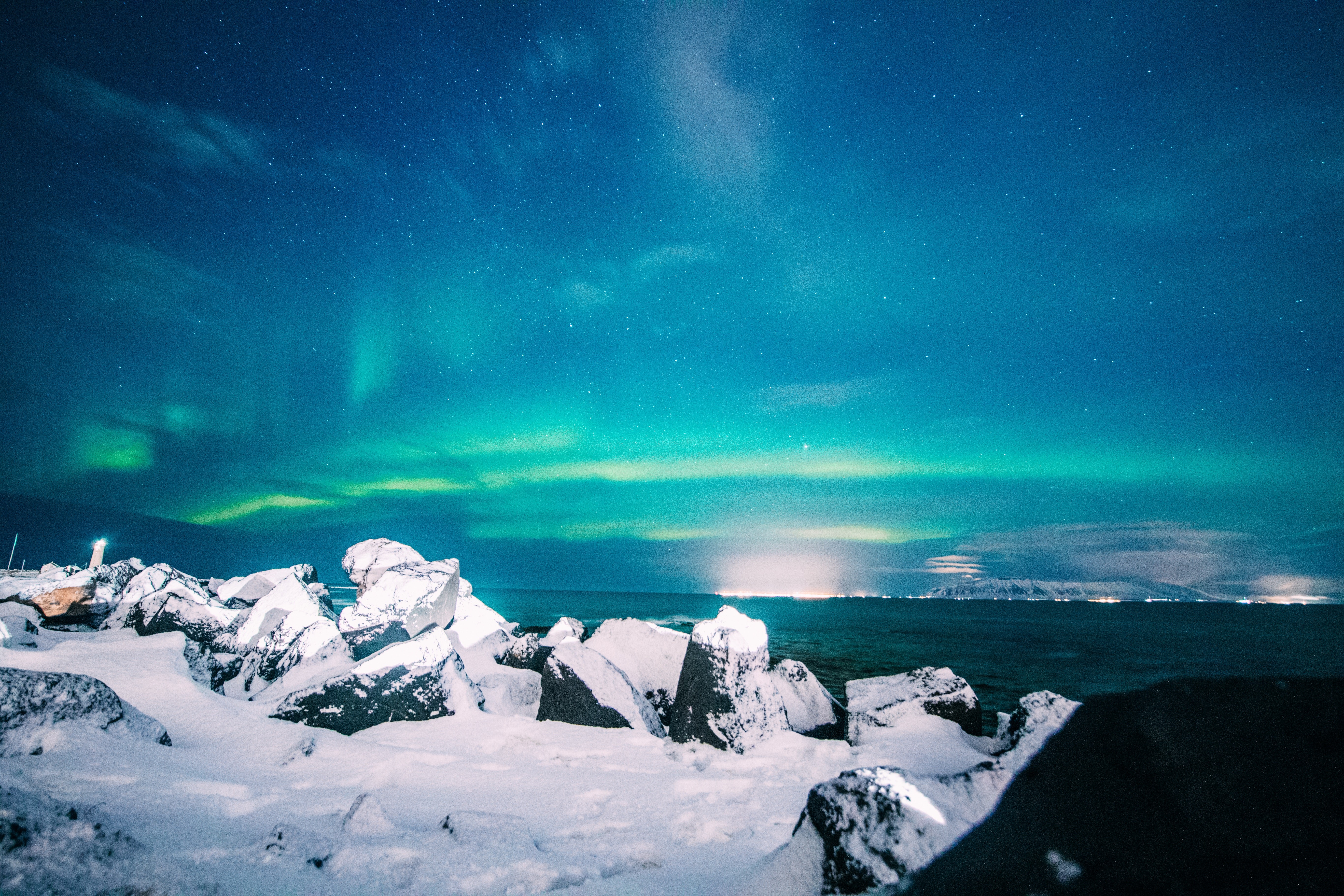 northern lights, nature, hd, aurora, 4k, 5k, HD Wallpaper