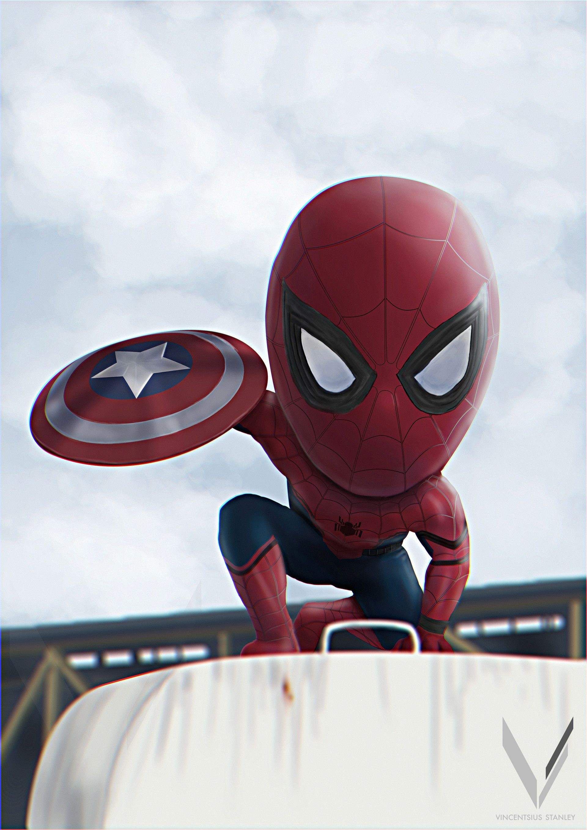 spiderman, hd, superheroes, artwork, digital art, HD Wallpaper