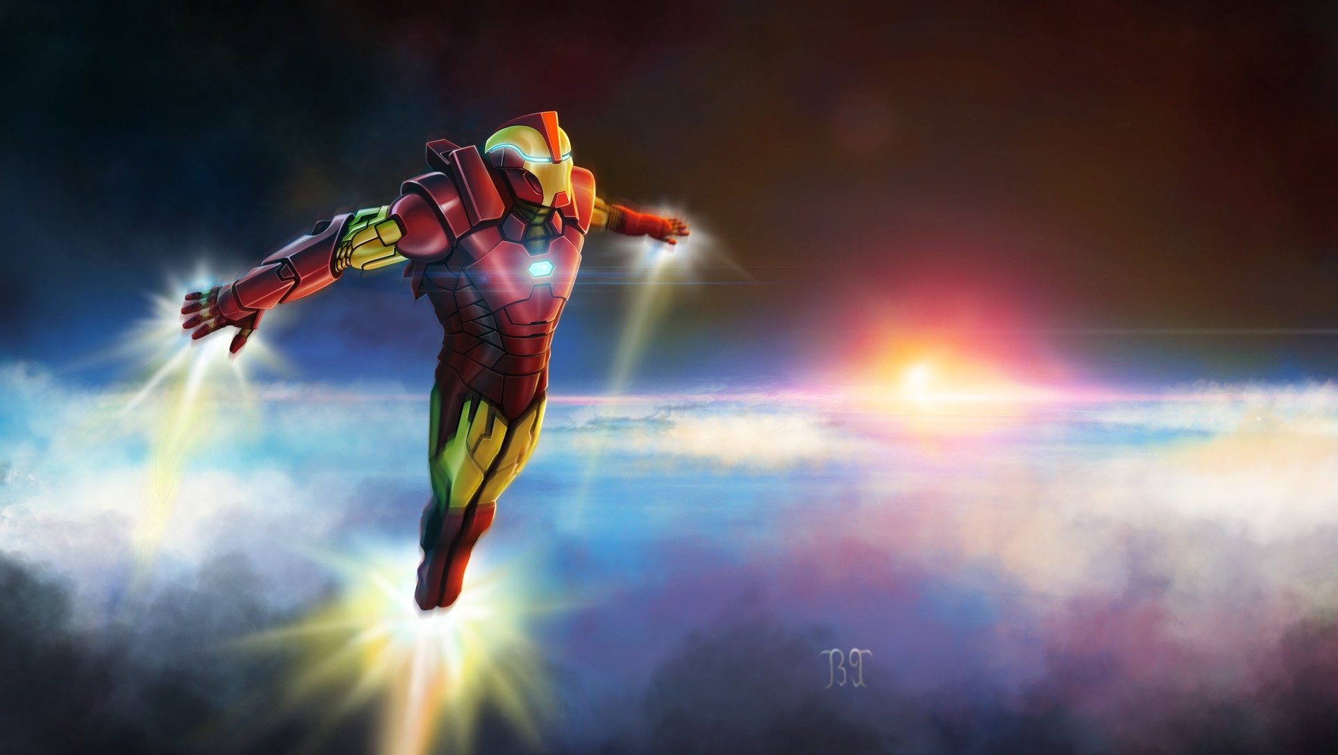 iron man, hd, superheroes, artwork, artist, artstation, HD Wallpaper