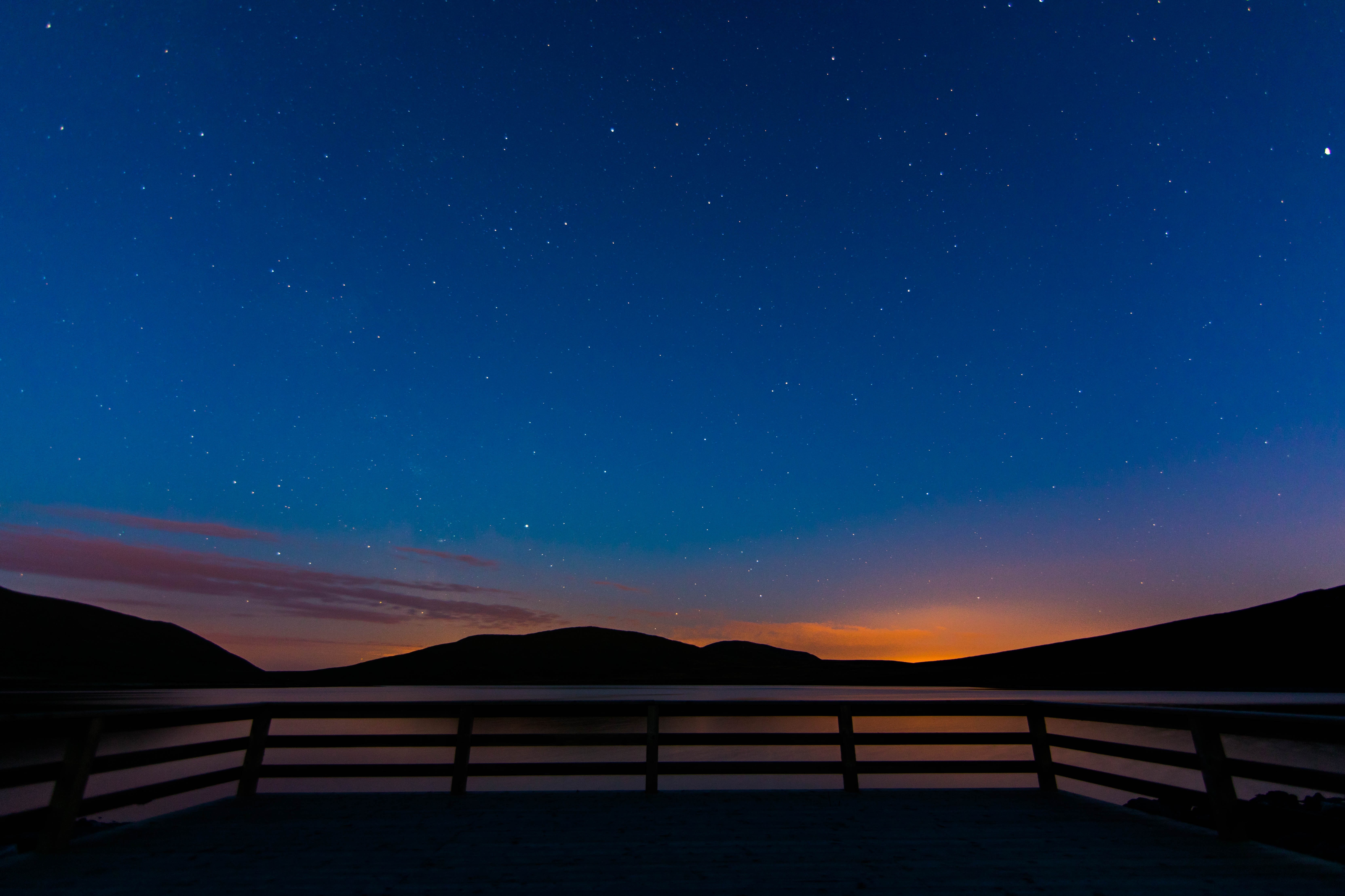 lake, nature, hd, 4k, 5k, silhouette, HD Wallpaper