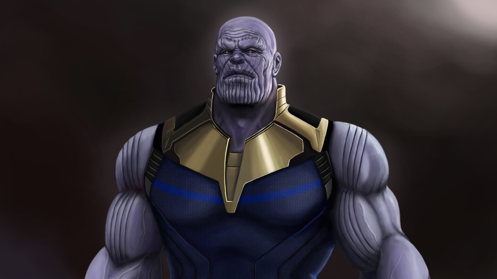 thanos, hd, artwork, artist, digital art, supervillain, artstation, superheroes, HD Wallpaper