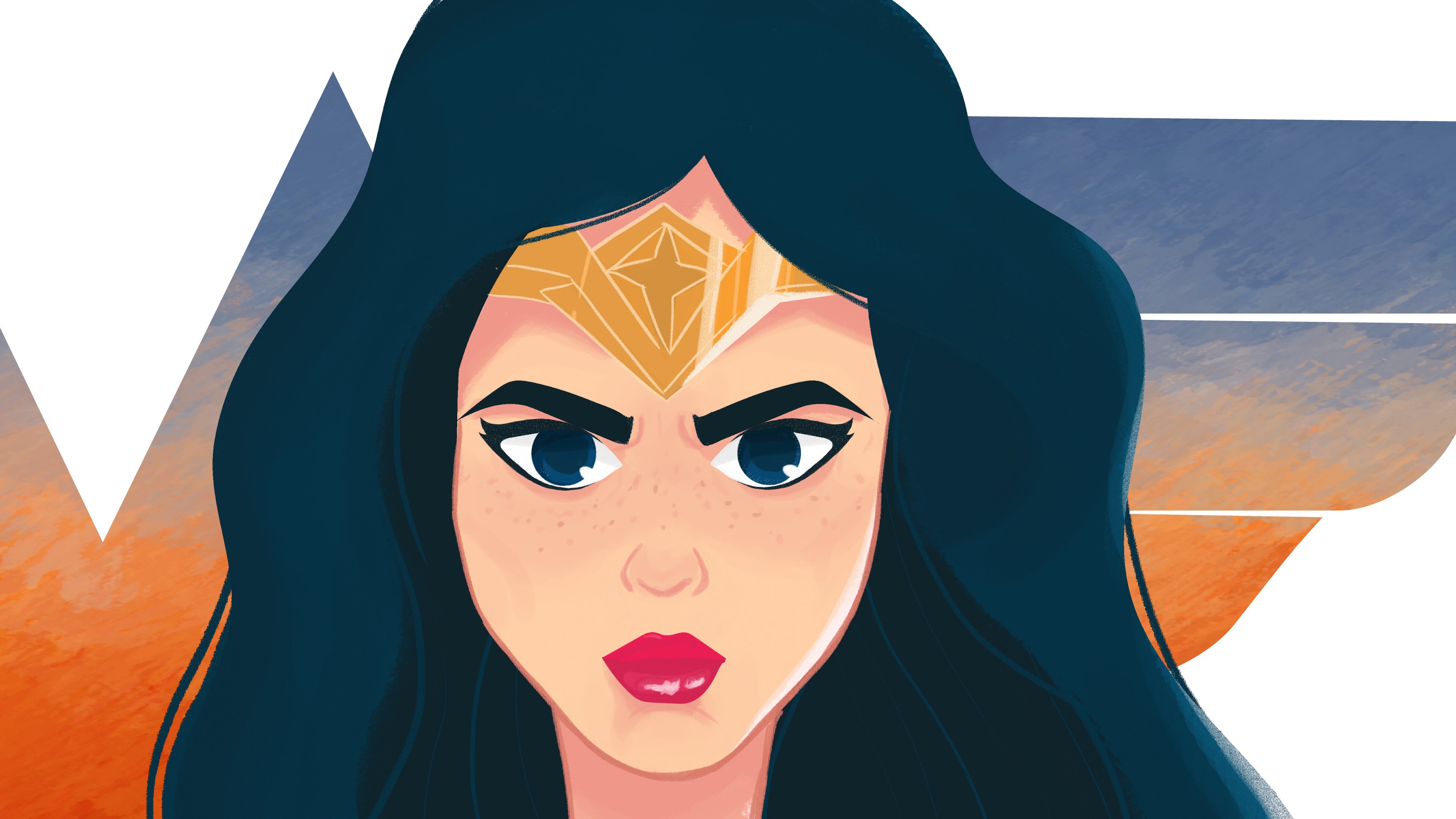 wonder woman, superheroes, digital art, artist, artwork, 4k, hd, behance, HD Wallpaper