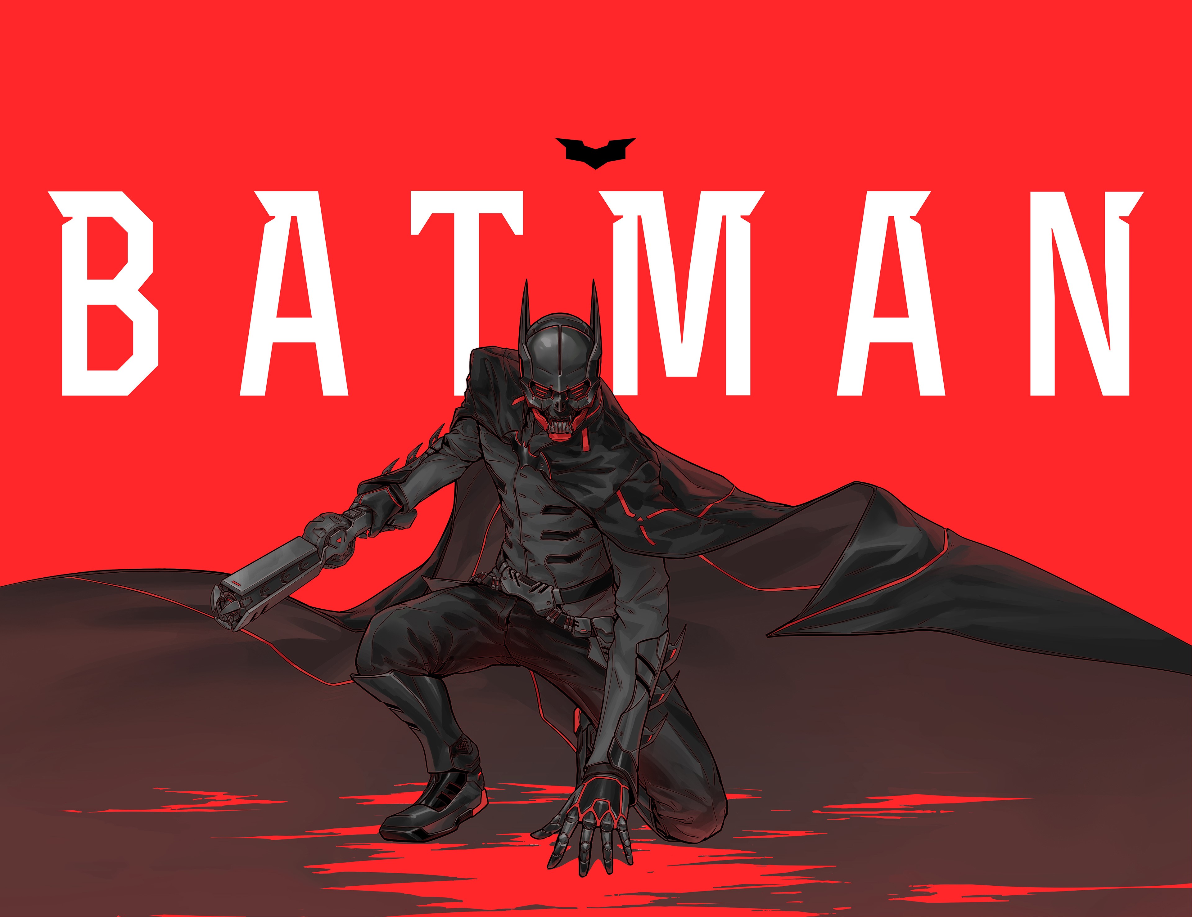 batman, hd, 4k, behance, artist, artwork, digital art, superheroes, HD Wallpaper