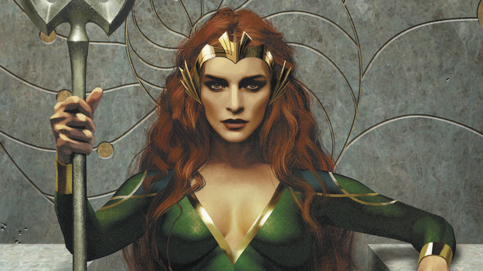 mera, artwork, hd, superheroes, digital art, HD Wallpaper