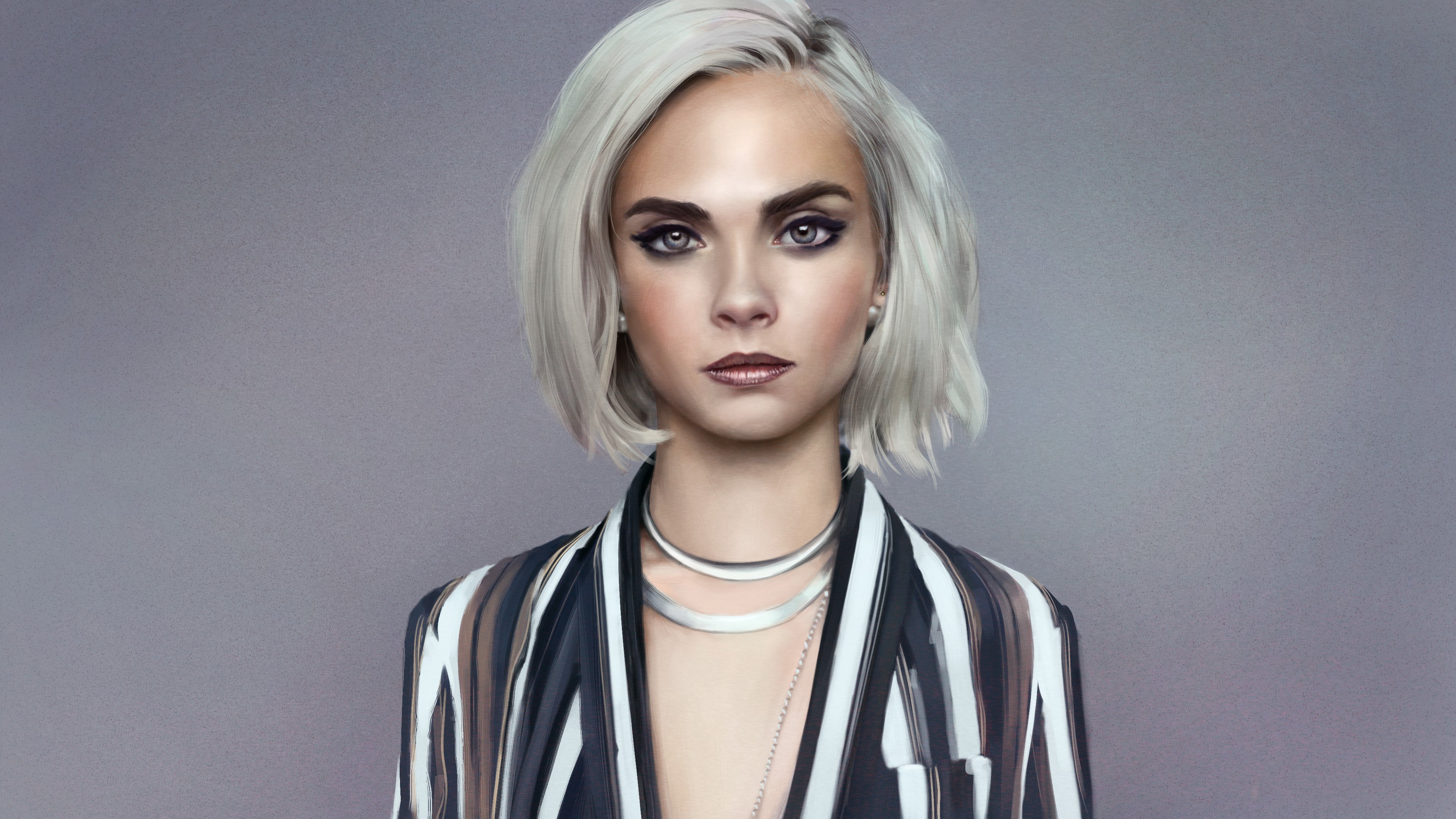 cara delevingne, celebrities, girls, model, hd, 4k, deviantart, HD Wallpaper