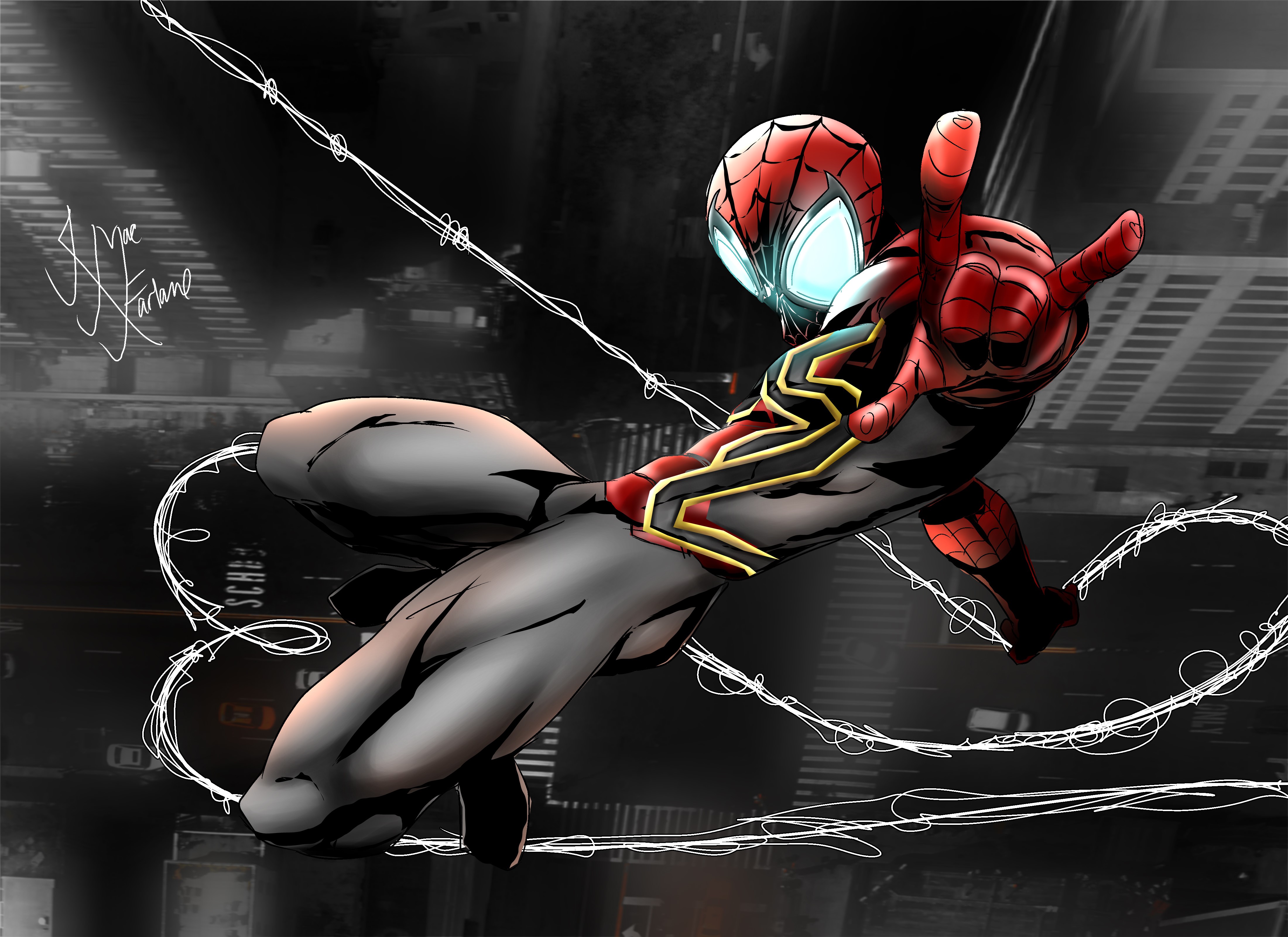 spiderman, superheroes, hd, artist, artwork, digital art, 4k, HD Wallpaper