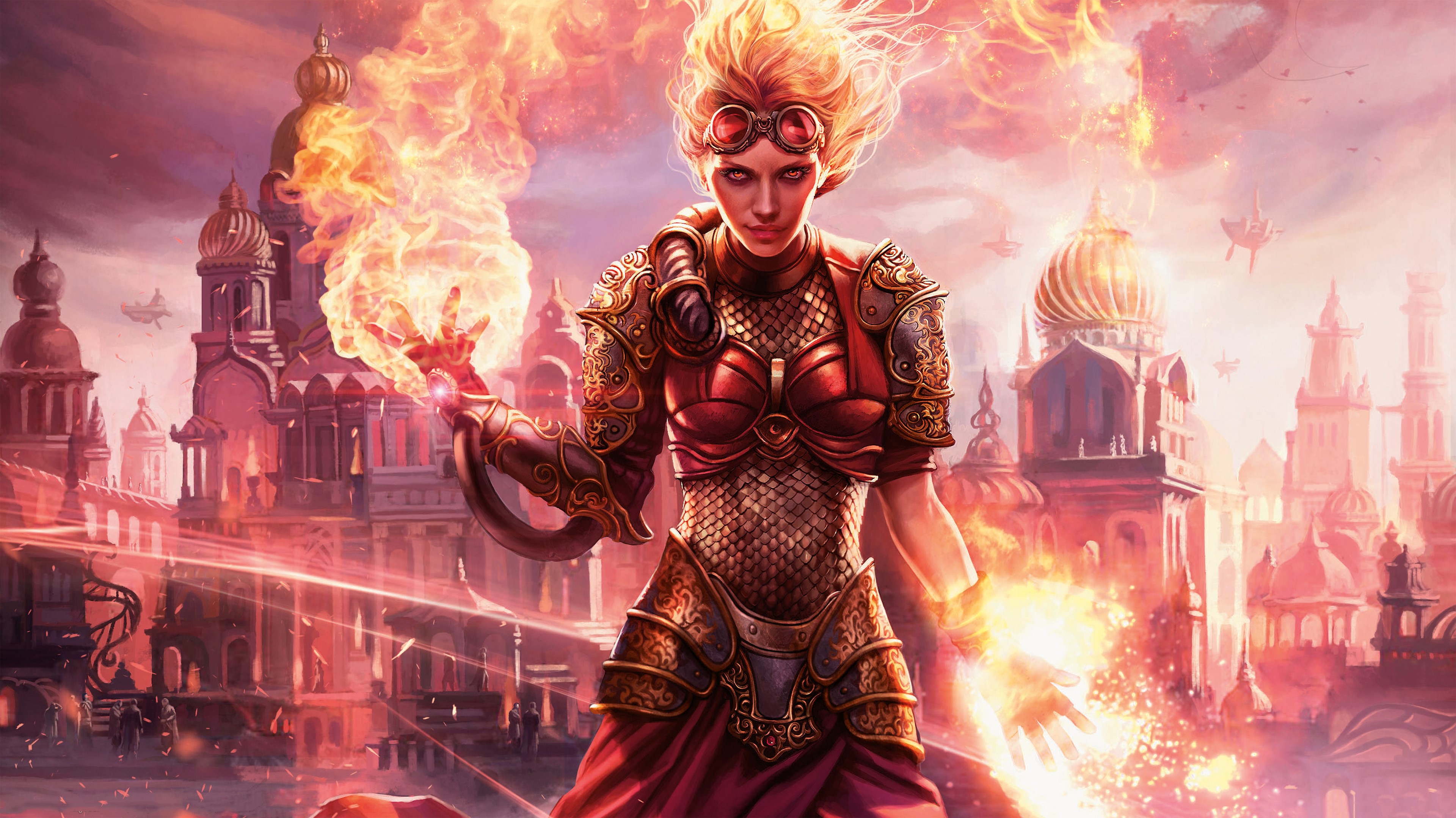 magic the gathering arena, games, hd, 4k, 2019 games, fantasy girls, HD Wallpaper