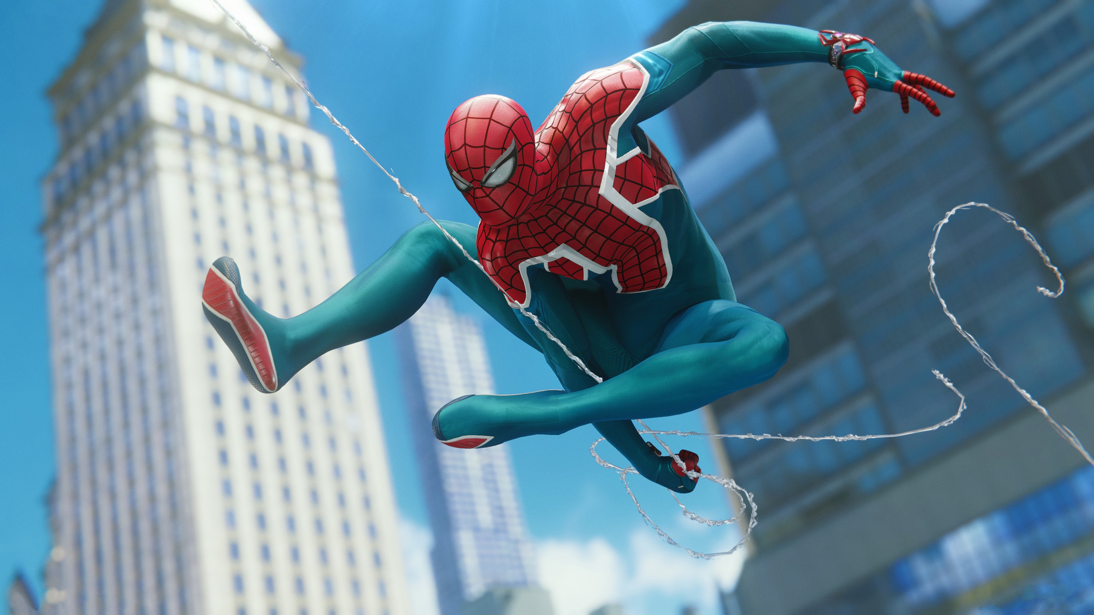 spiderman ps4, spiderman, games, hd, 4k, 2018 games, ps games, HD Wallpaper