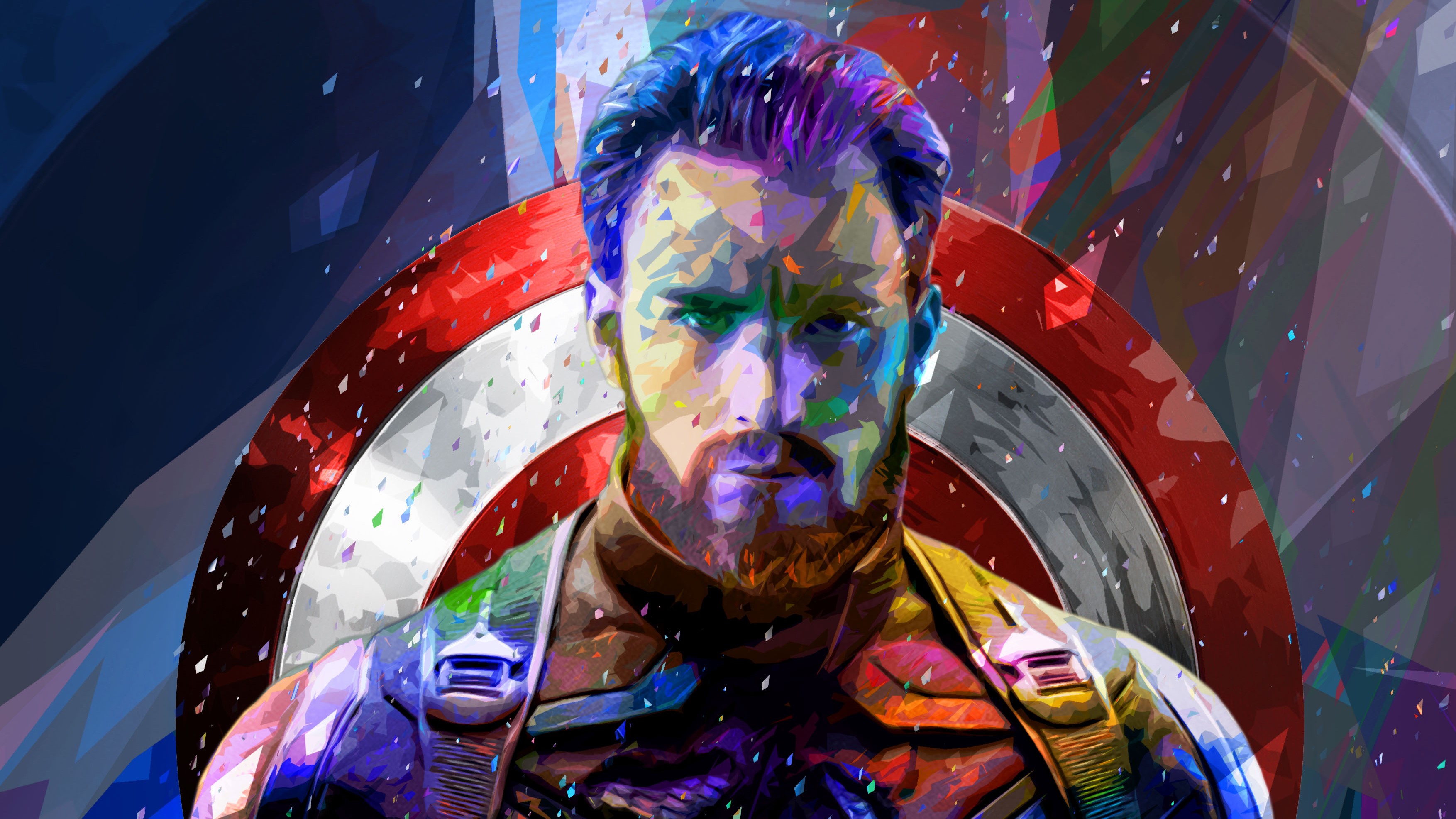 captain america, hd, 4k, artwork, digital art, superheroes, deviantart, HD Wallpaper