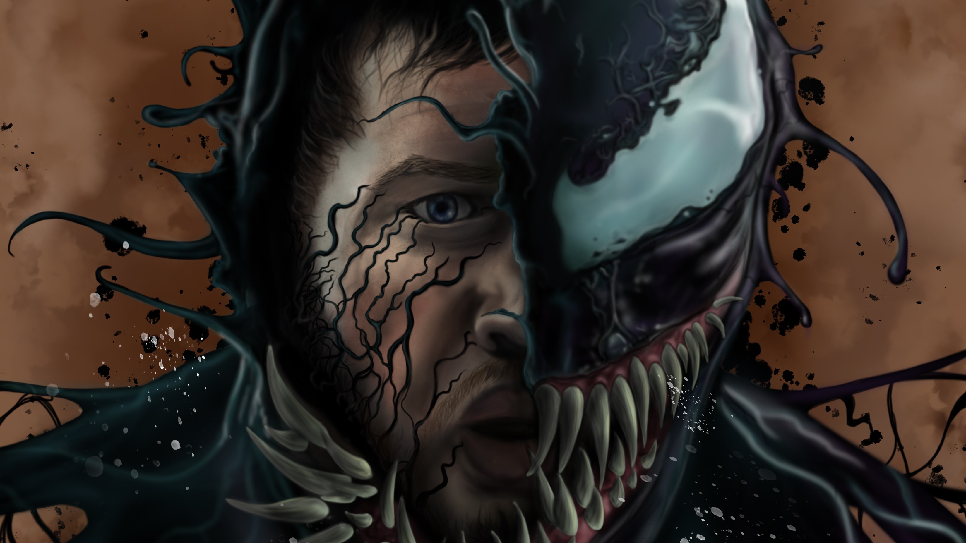venom, 4k, hd, artwork, artist, digital art, superheroes, supervillain, behance, HD Wallpaper