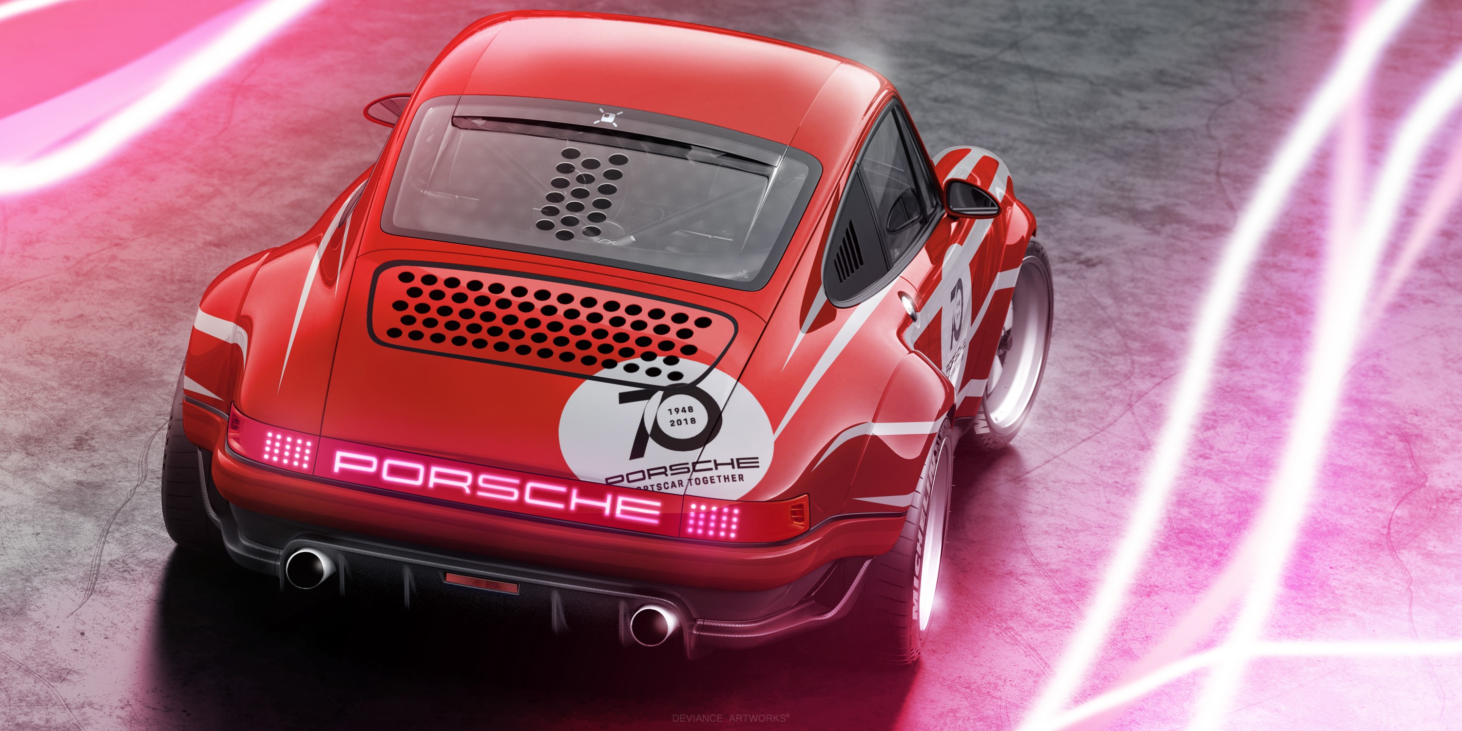 porsche 911, porsche, cars, hd, 2018 cars, 4k, hd, behance, art, HD Wallpaper