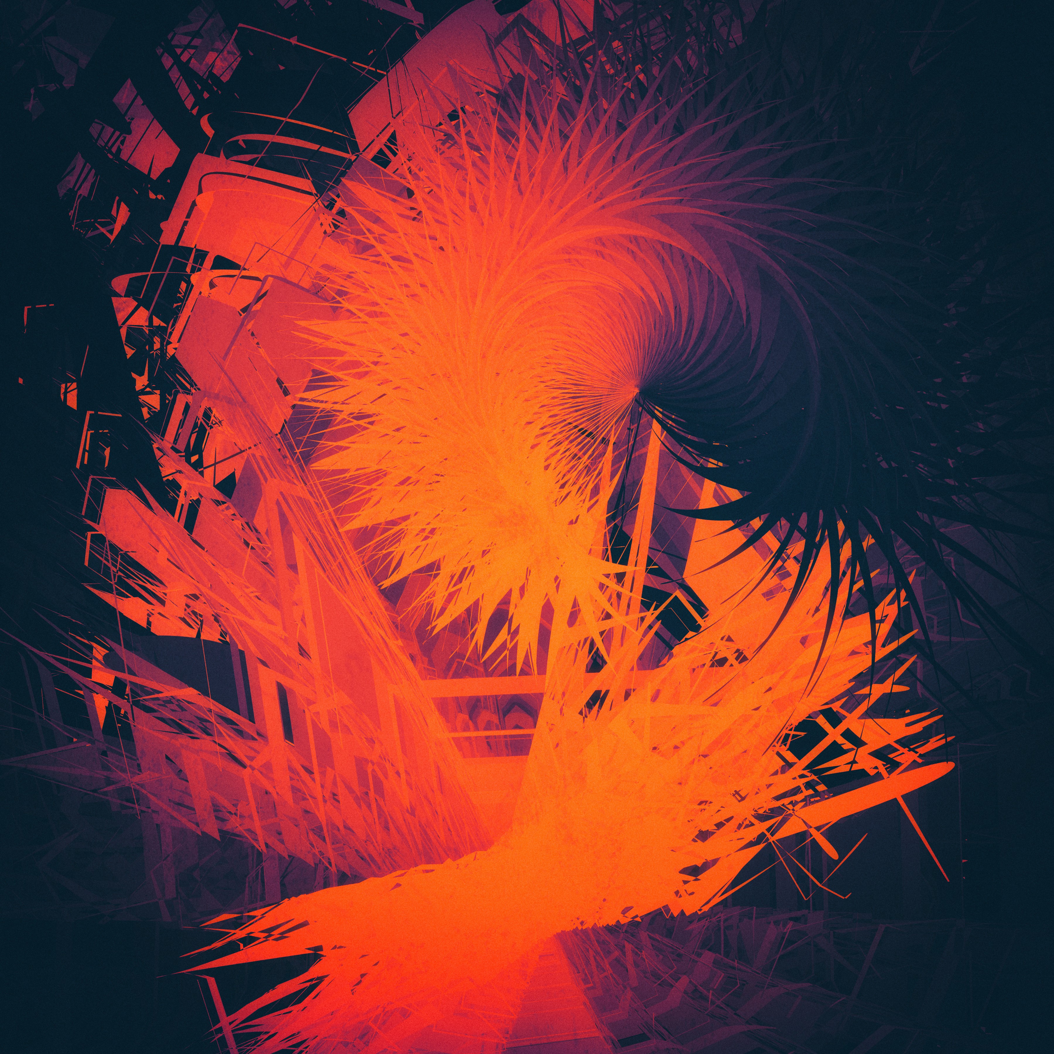 illustration, digital art, abstract, hd, 4k, behance, HD Wallpaper