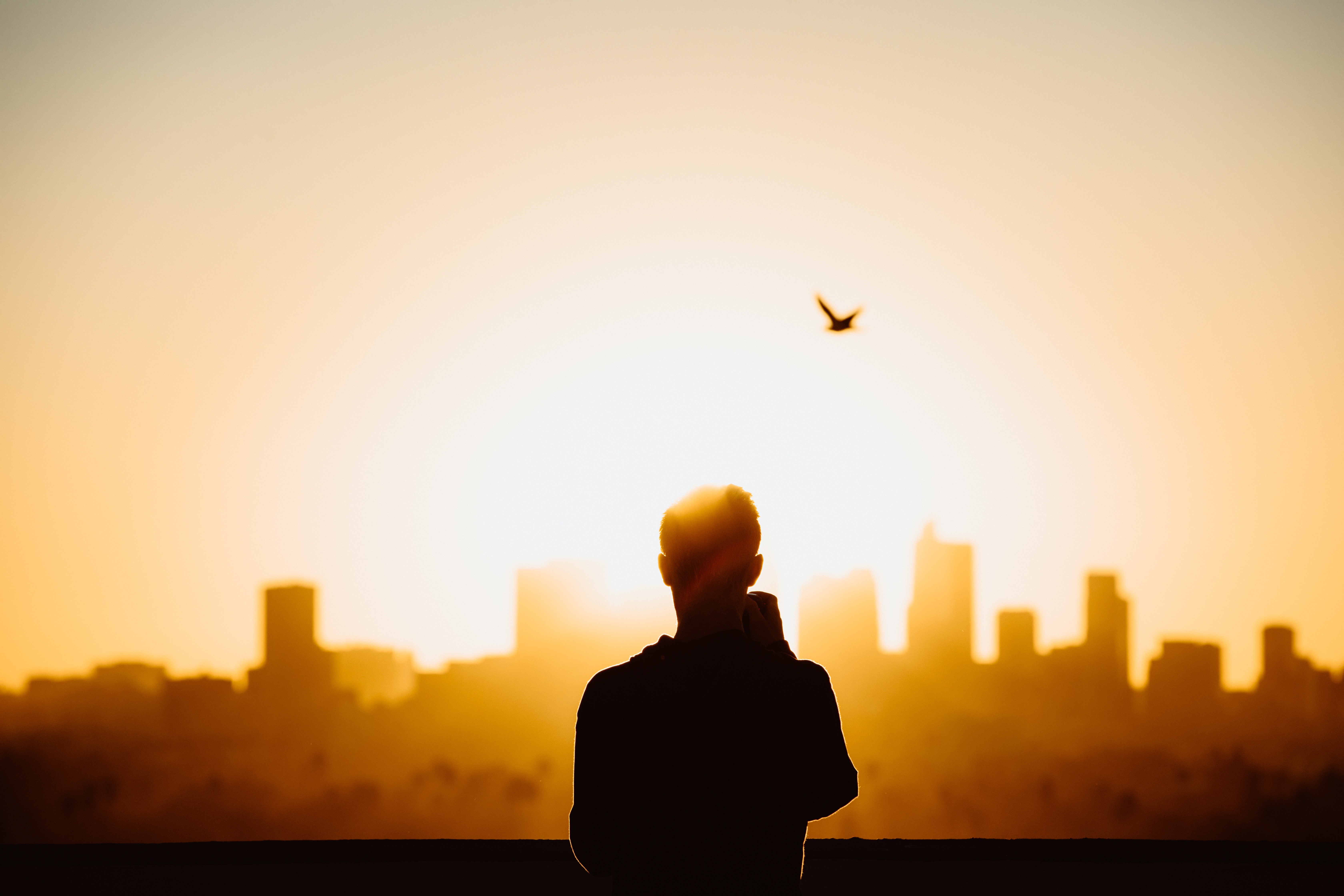 cityscape, photography, silhouette, hd, 4k, 5k, HD Wallpaper