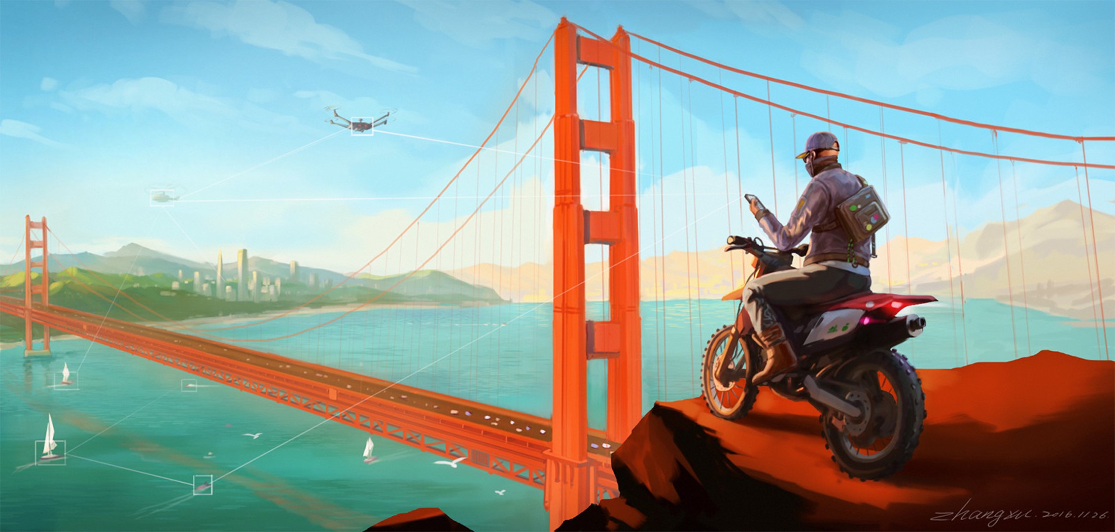 watch dogs 2, games, 2018 games, pc games, xbox games, ps games, hd, artwork, artist, digital art, artstation, HD Wallpaper