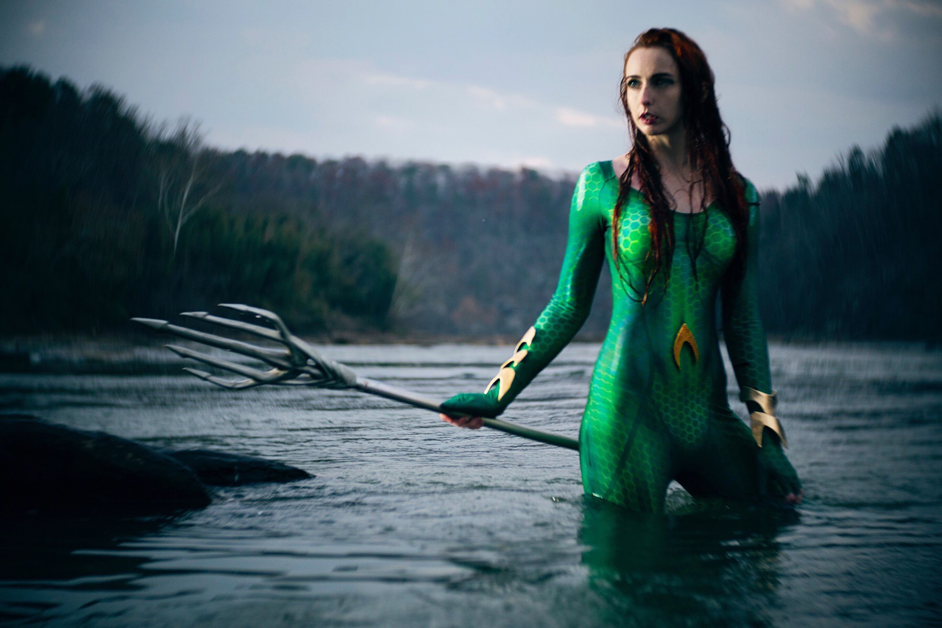 mera, cosplay, hd, superheroes, HD Wallpaper