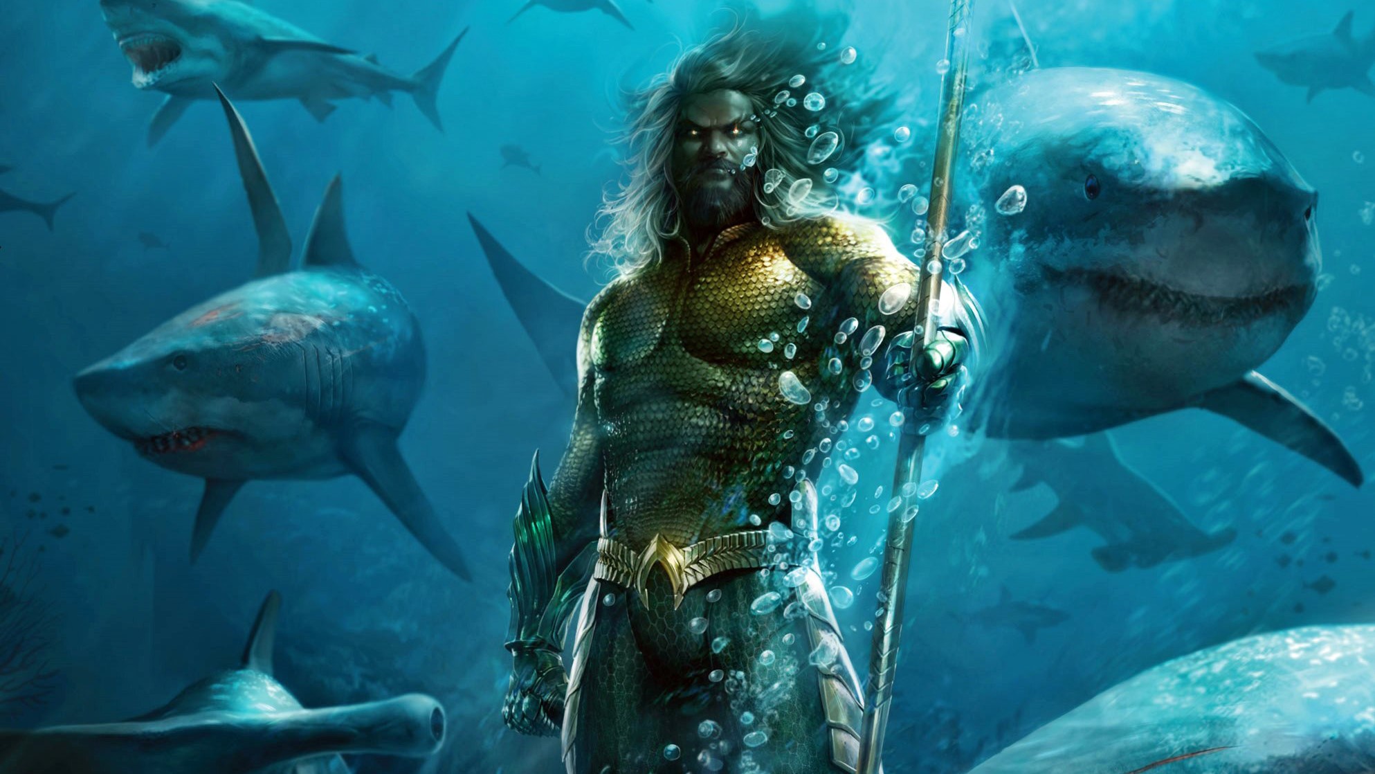 aquaman, hd, artist, artwork, digital art, superheroes, HD Wallpaper