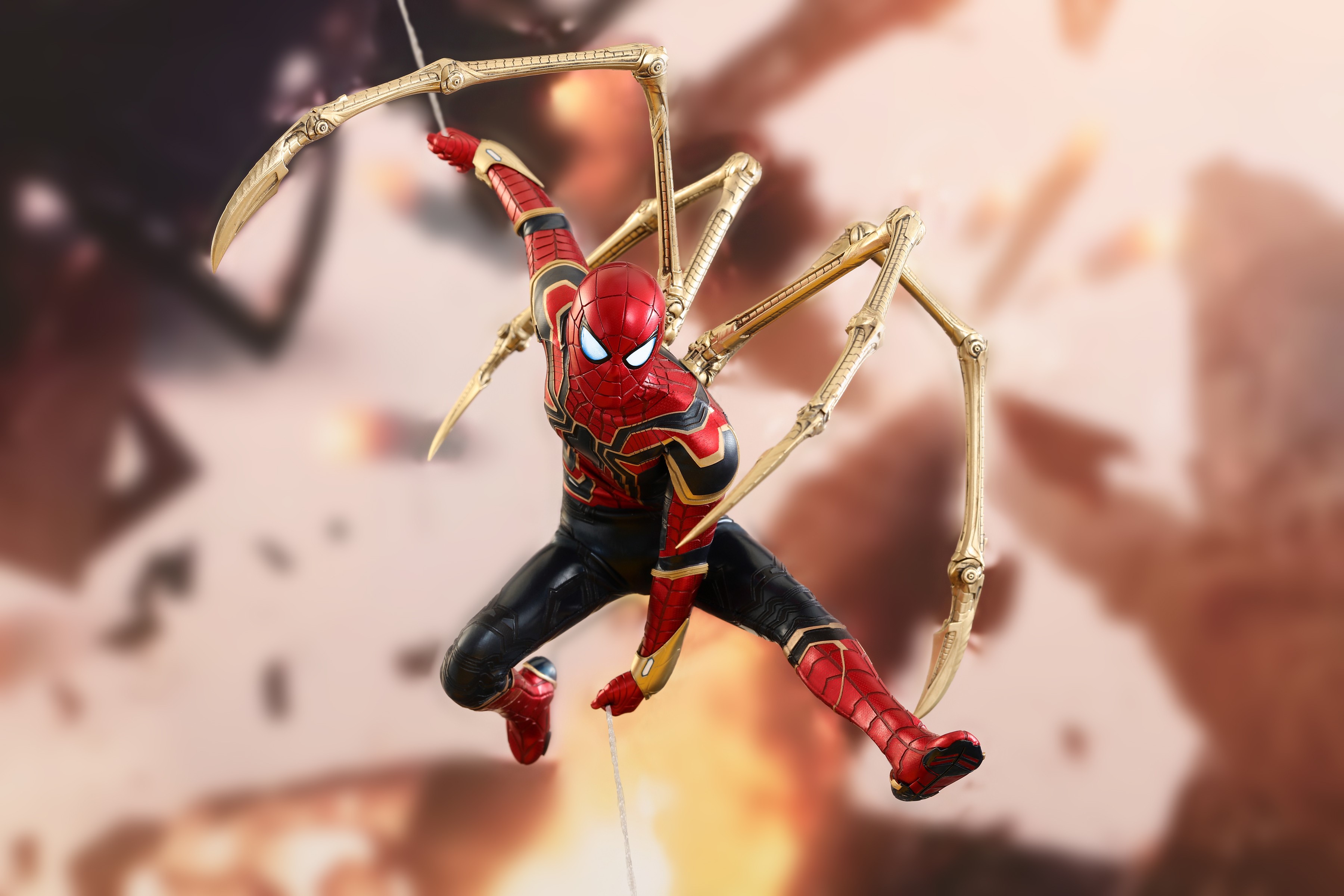 spiderman, 4k, hd, superheroes, HD Wallpaper