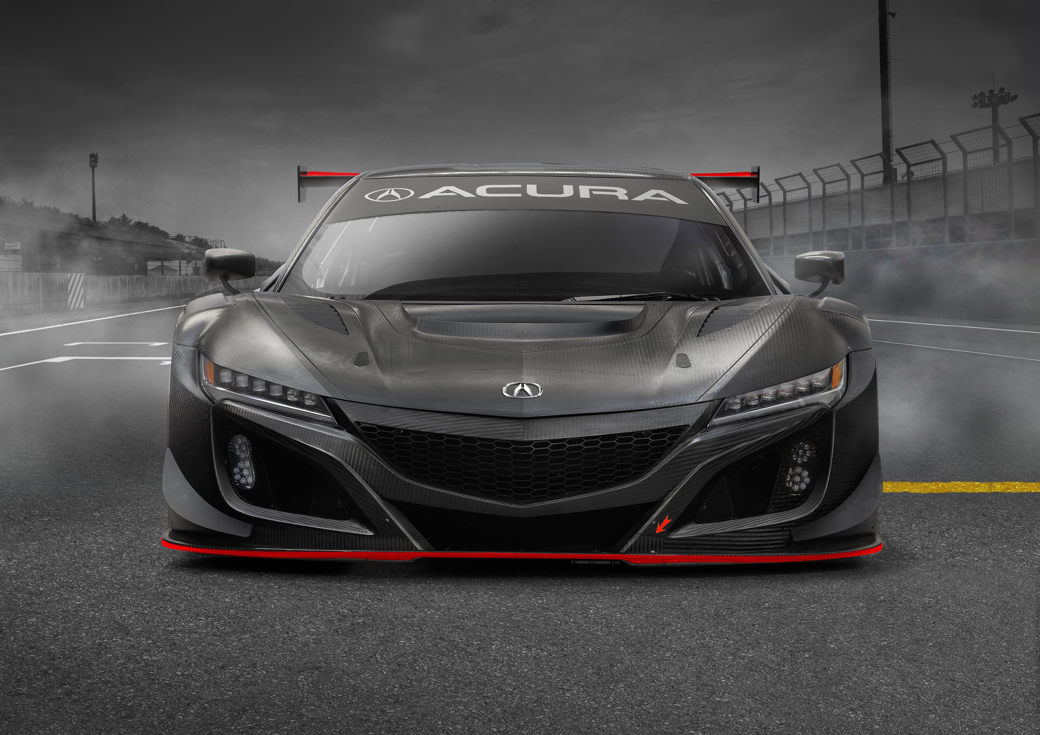 acura nsx gt3 evo, acura nsx, cars, 2019 cars, cars, 4k, hd, HD Wallpaper
