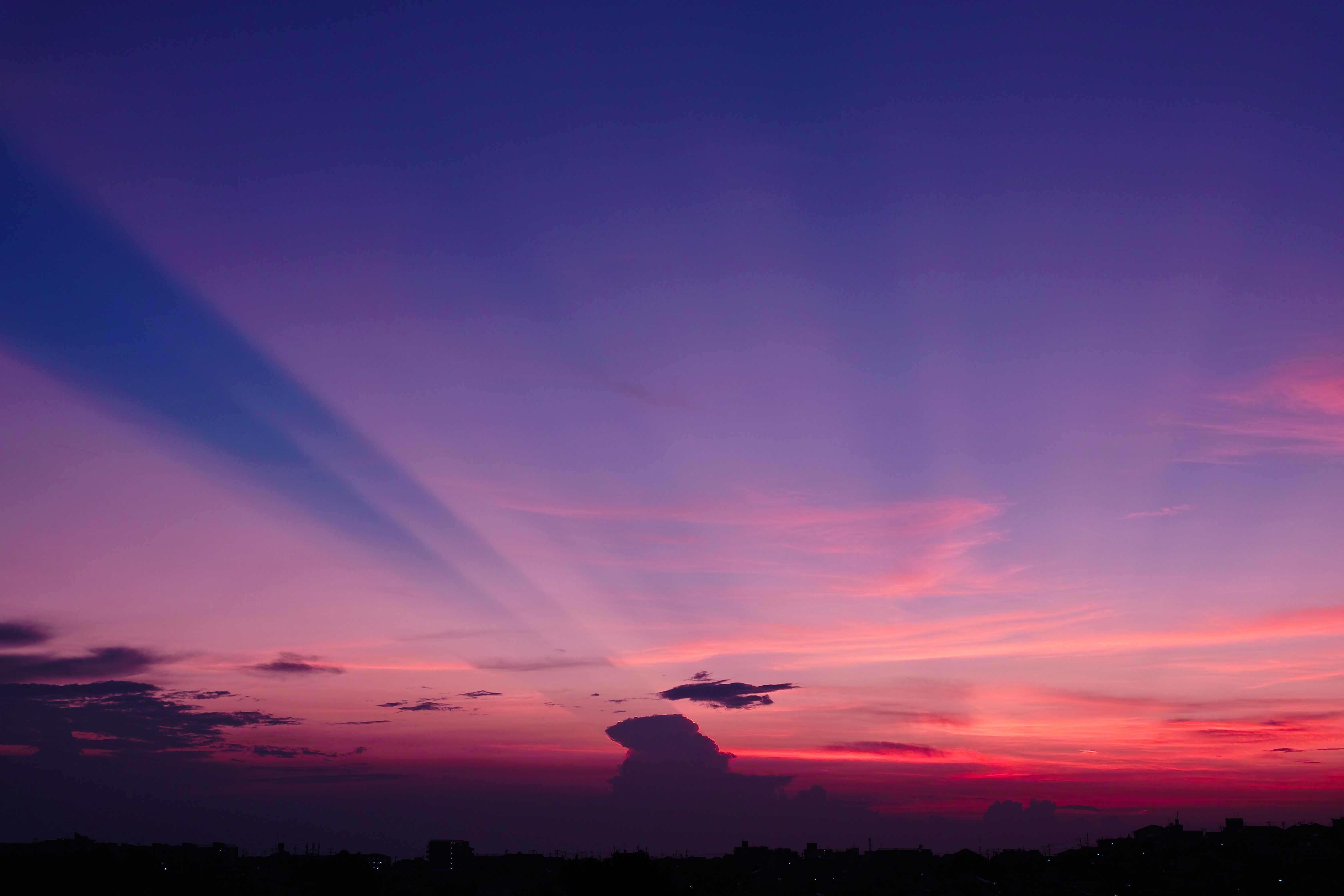sky, purple, nature, hd, 4k, 5k, HD Wallpaper