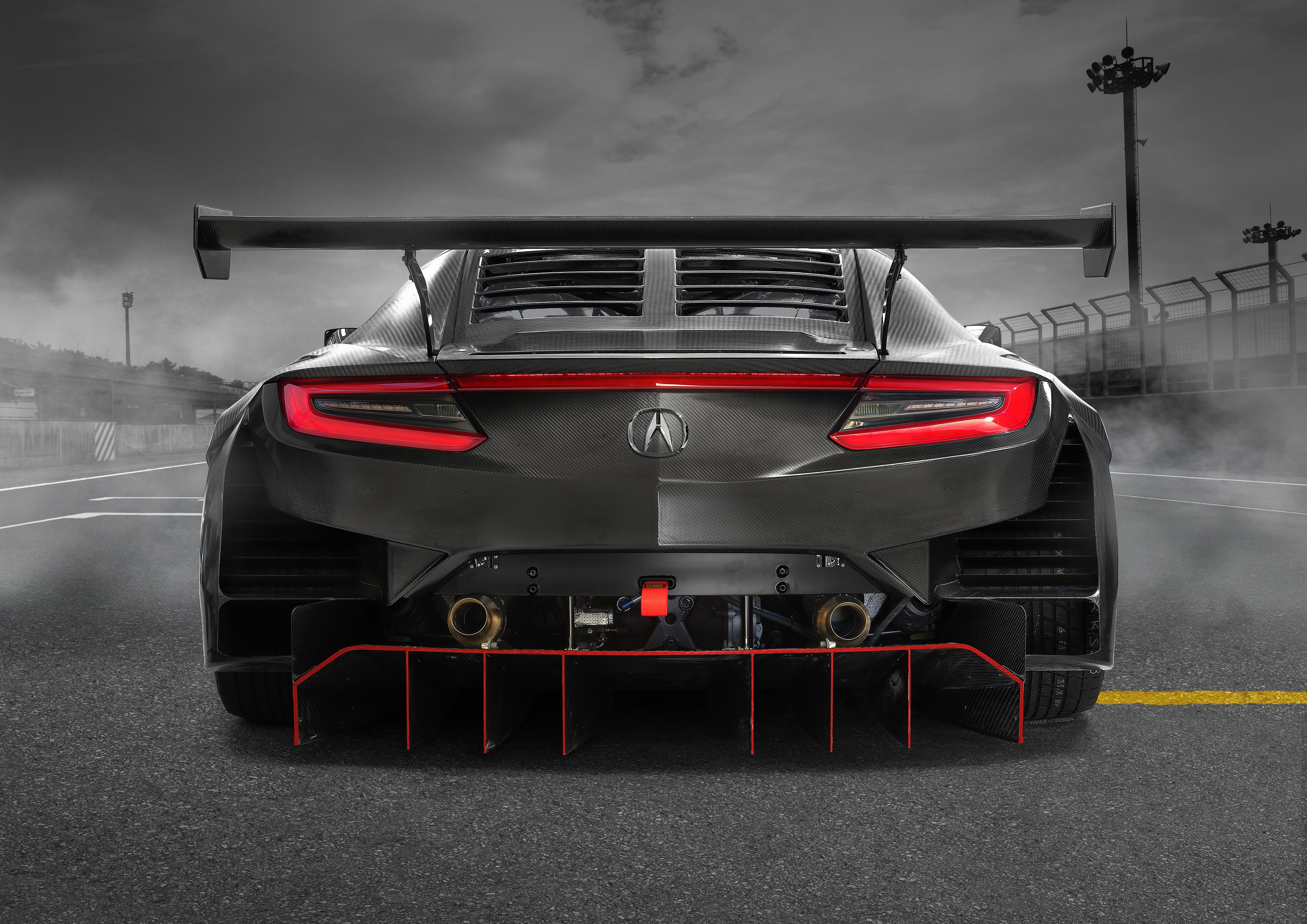 acura nsx gt3 evo, acura nsx, cars, 2019 cars, cars, 4k, hd, HD Wallpaper