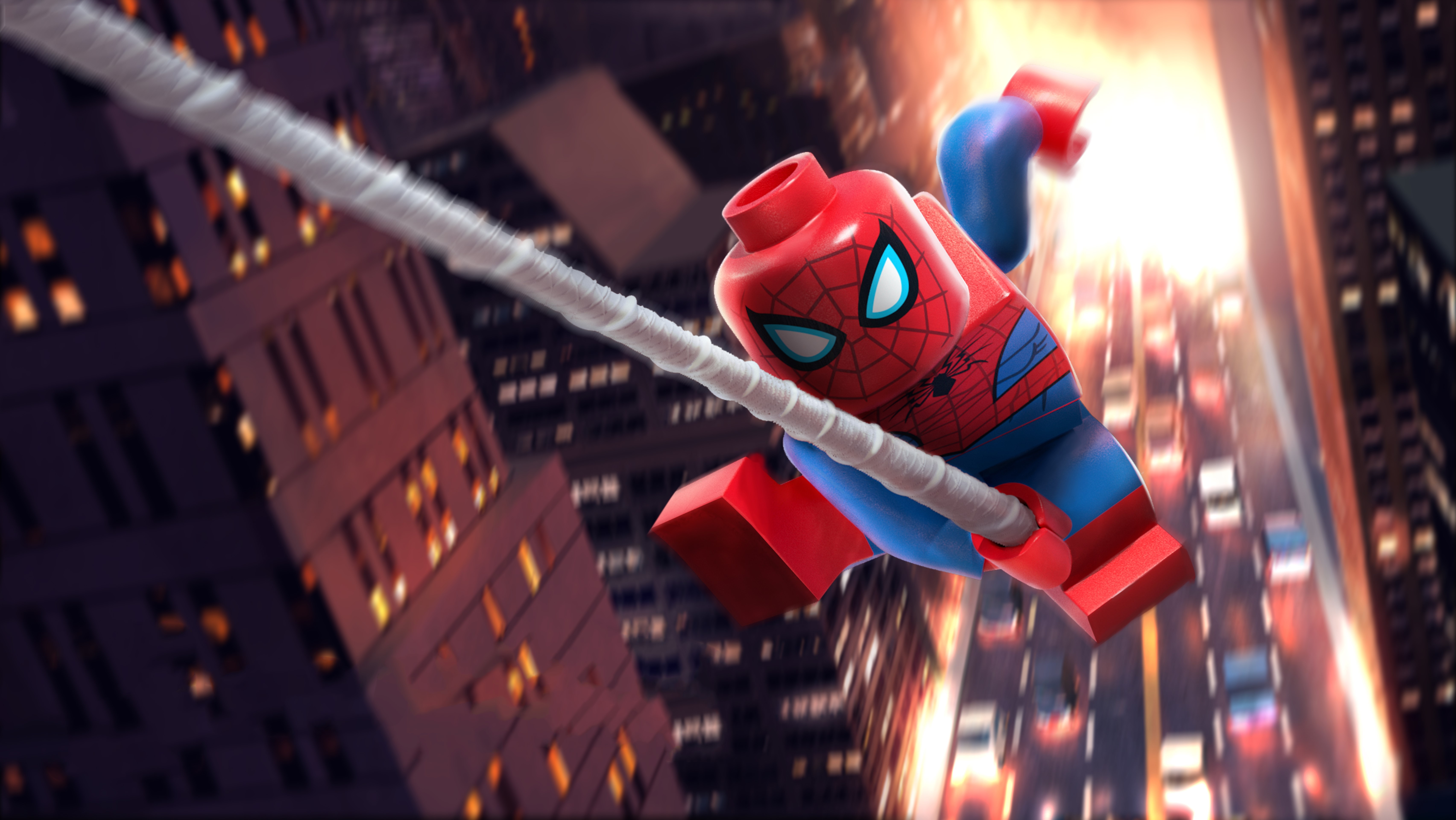 lego, spiderman, 5k, hd, 4k, superheroes, HD Wallpaper