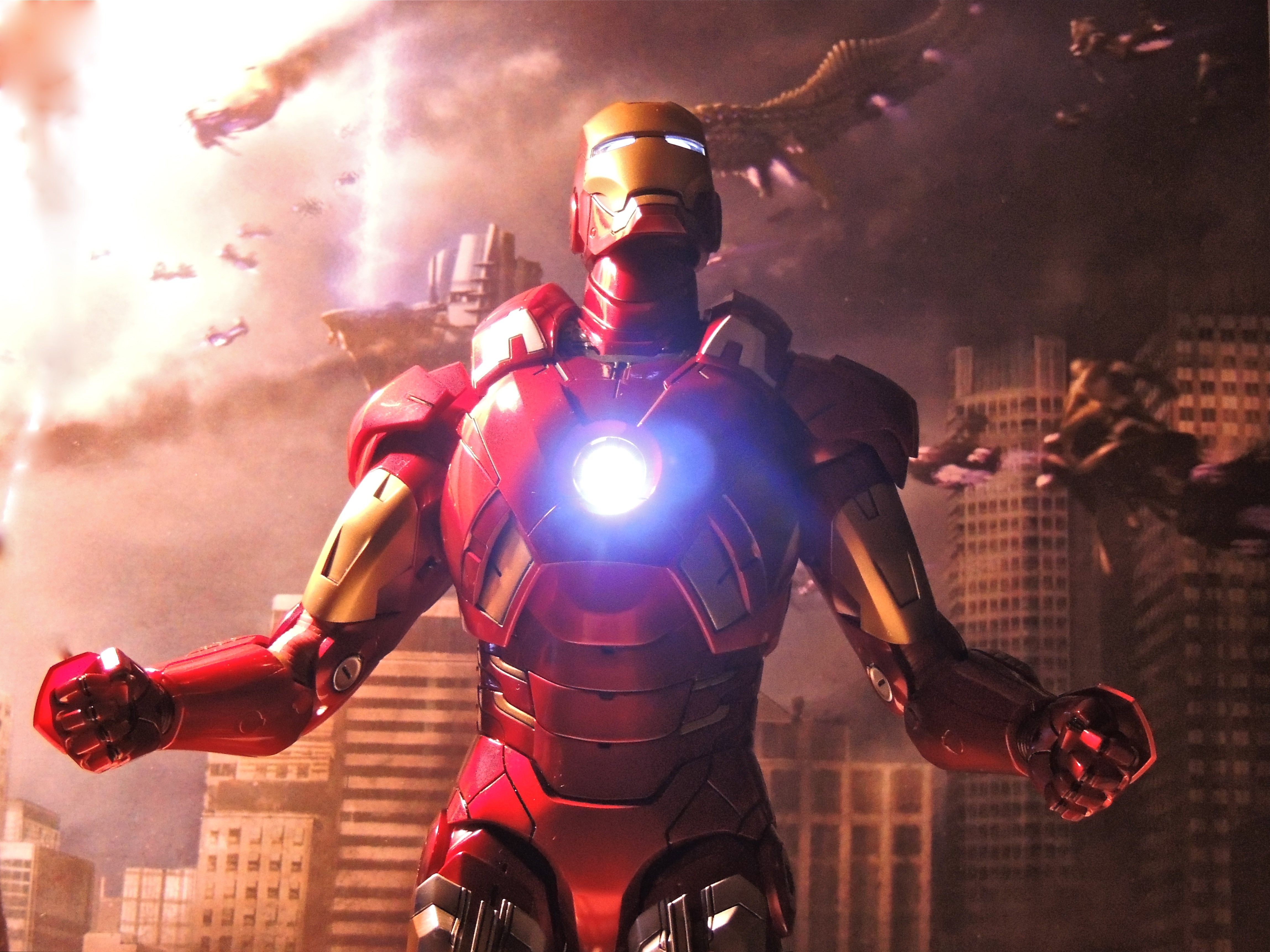 iron man, hd, 4k, 5k, superheroes, deviantart, artist, HD Wallpaper