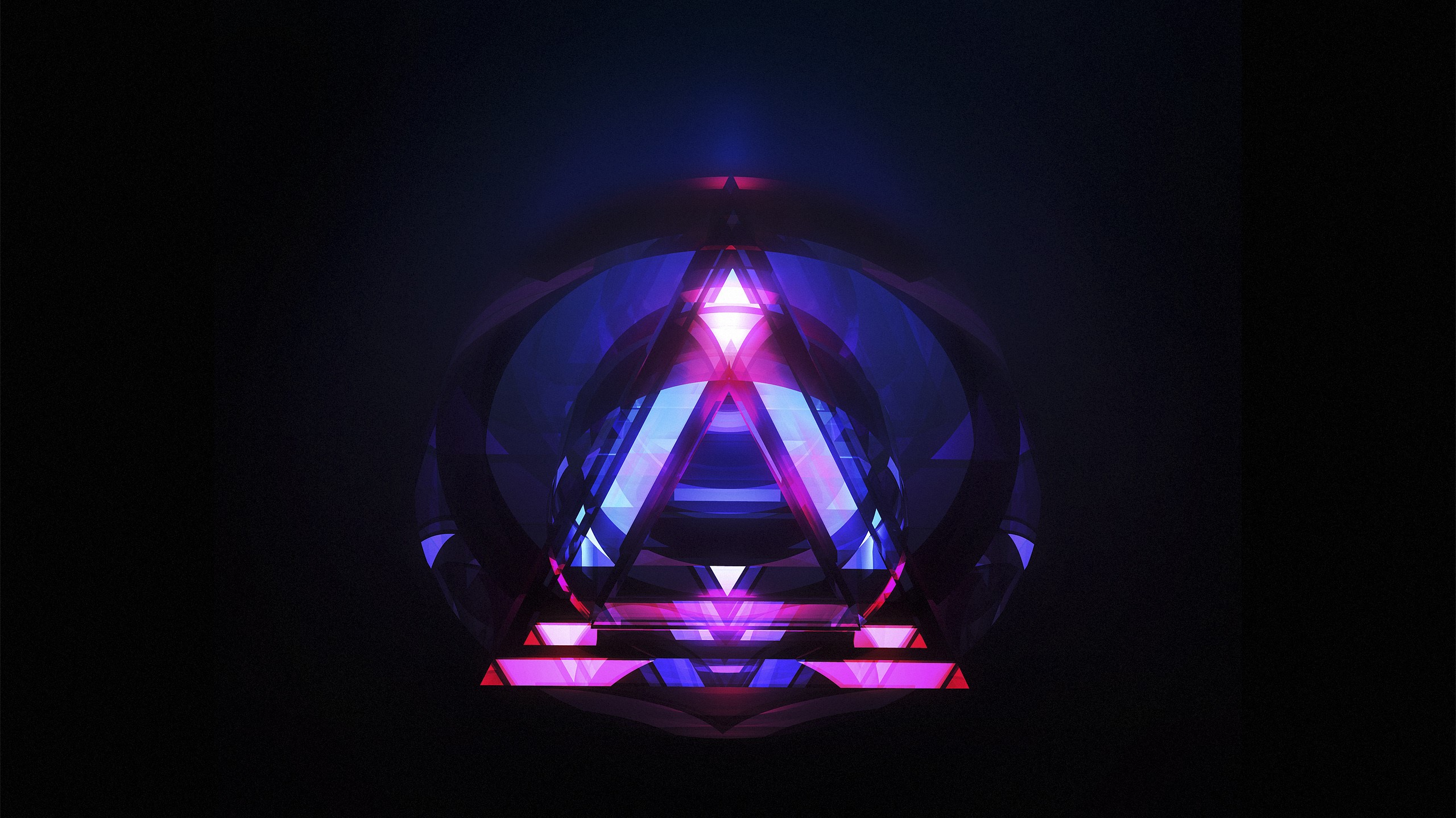 abstract, hd, deviantart, triangle, HD Wallpaper