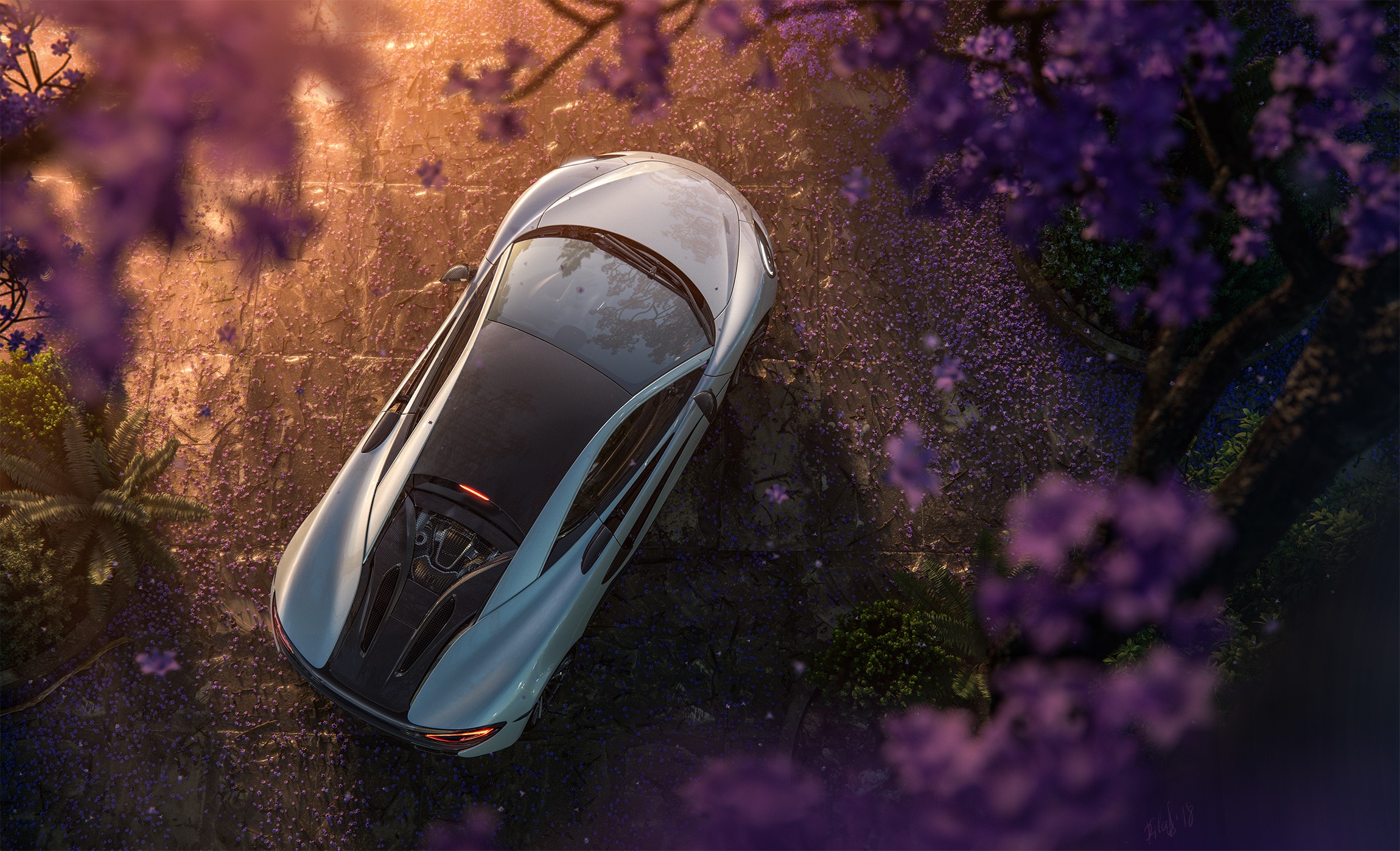 mclaren, cars, digital art, hd, behance, HD Wallpaper