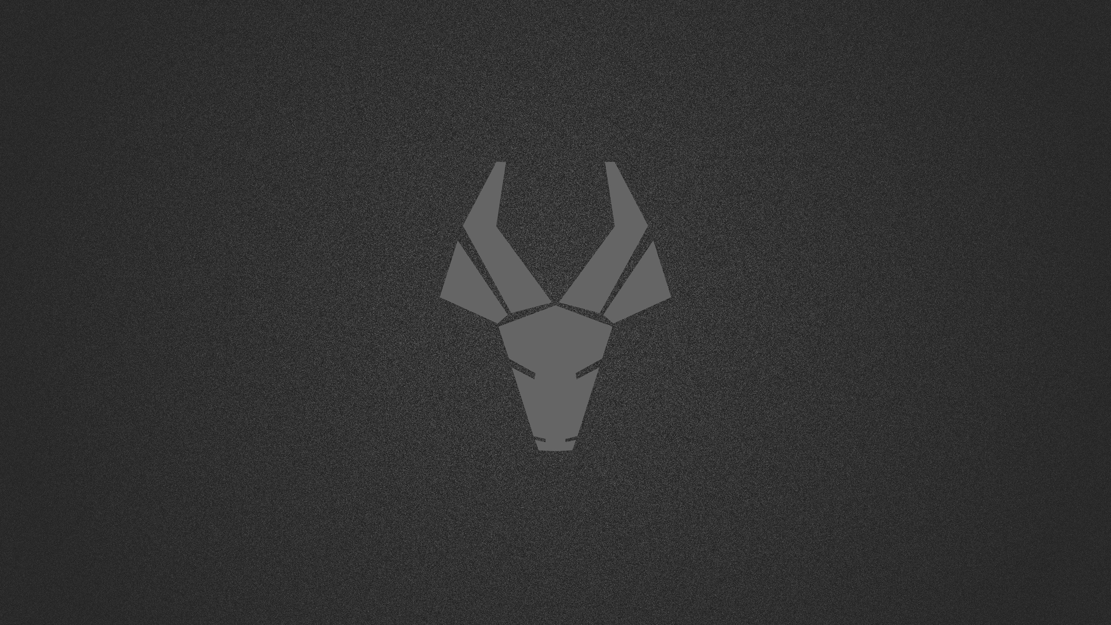 deer, logo, dark, minimalism, hd, 4k, artist, artwork, digital art, HD Wallpaper