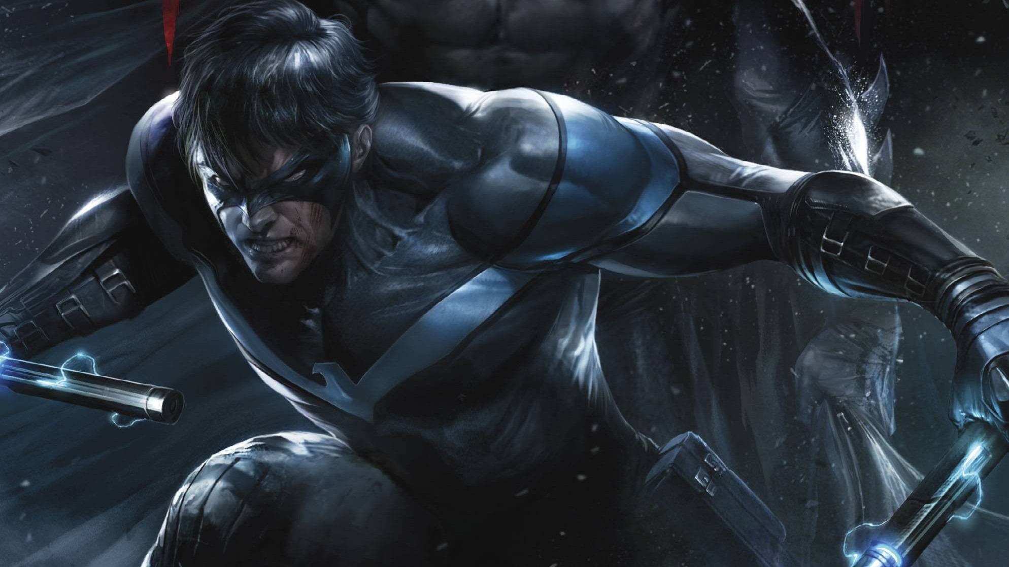 nightwing, artwork, hd, superheroes, digital art, superheroes, HD Wallpaper