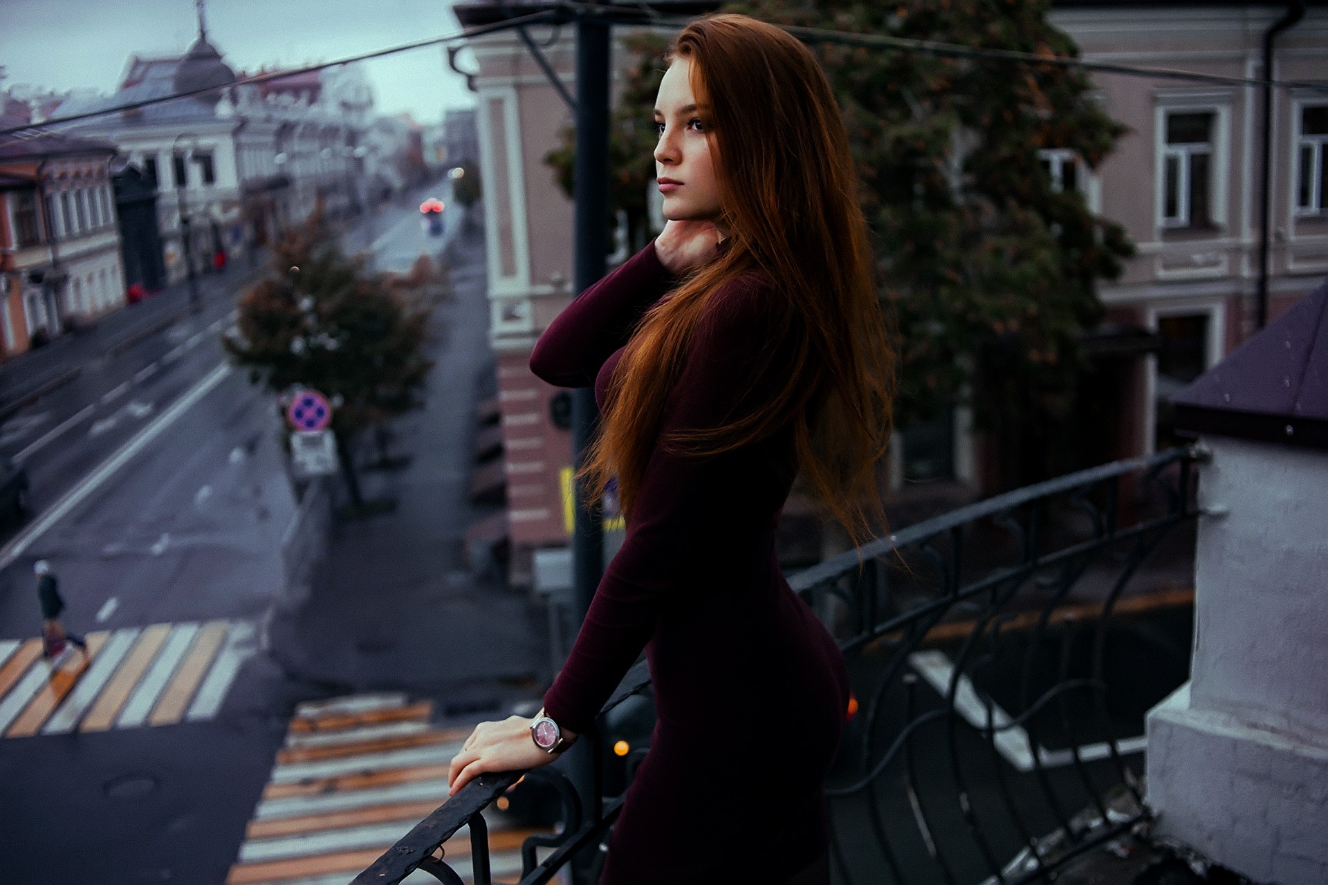 girls, model, hd, depth of field, portrait, HD Wallpaper