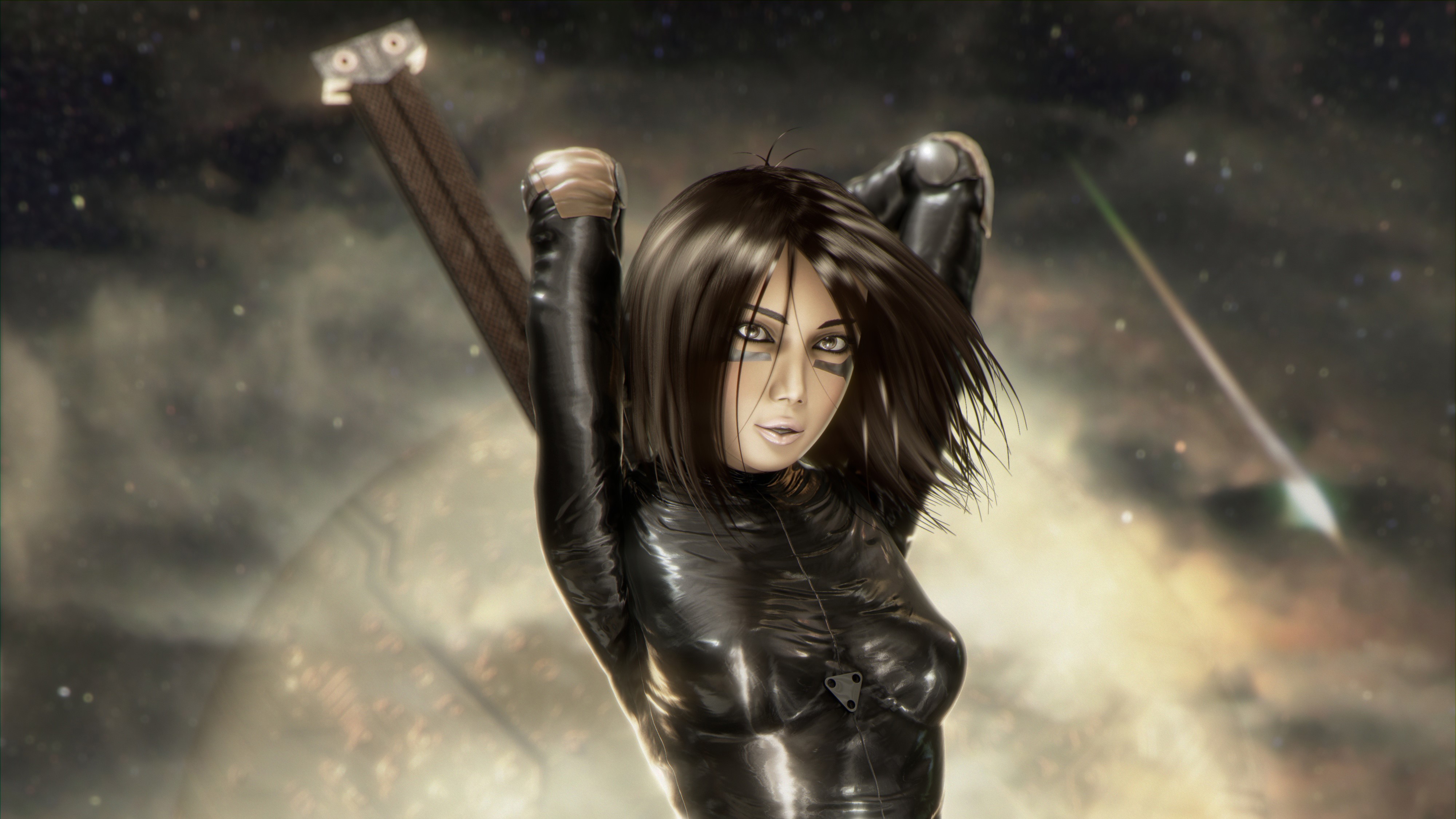 alita battle angel, 2018 movies, movies, hd, artwork, artist, digital art, 4k, deviantart, HD Wallpaper