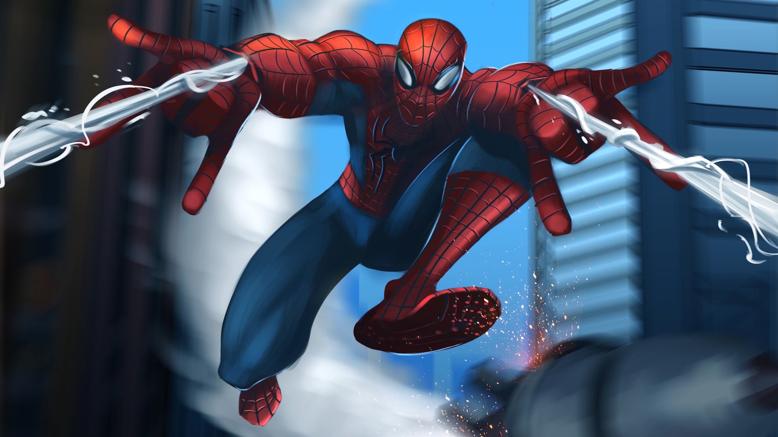 spiderman, hd, artwork, digital art, superheroes, deviantart, art, HD Wallpaper