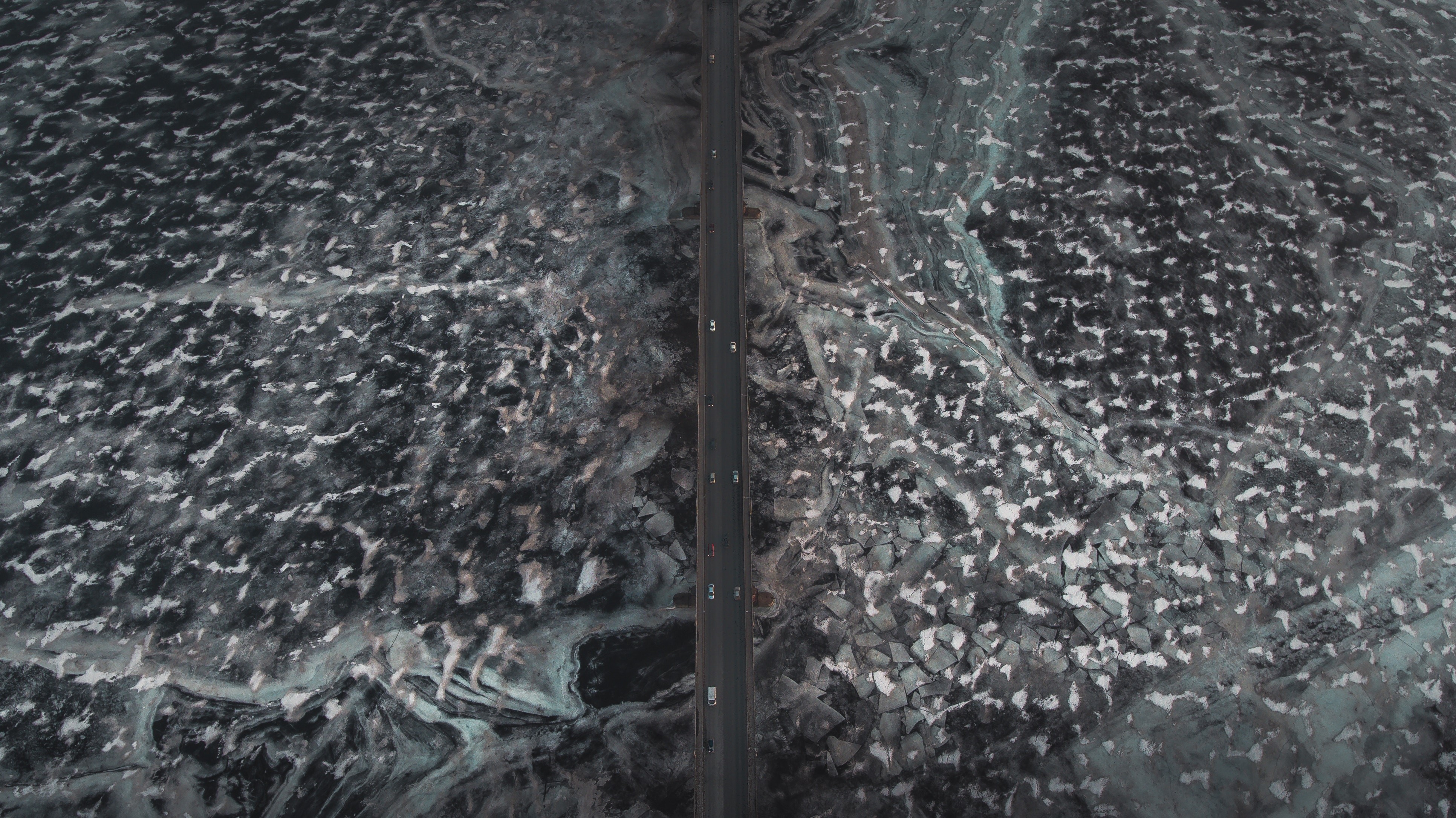 road, aerial, hd, 4k, photography, HD Wallpaper