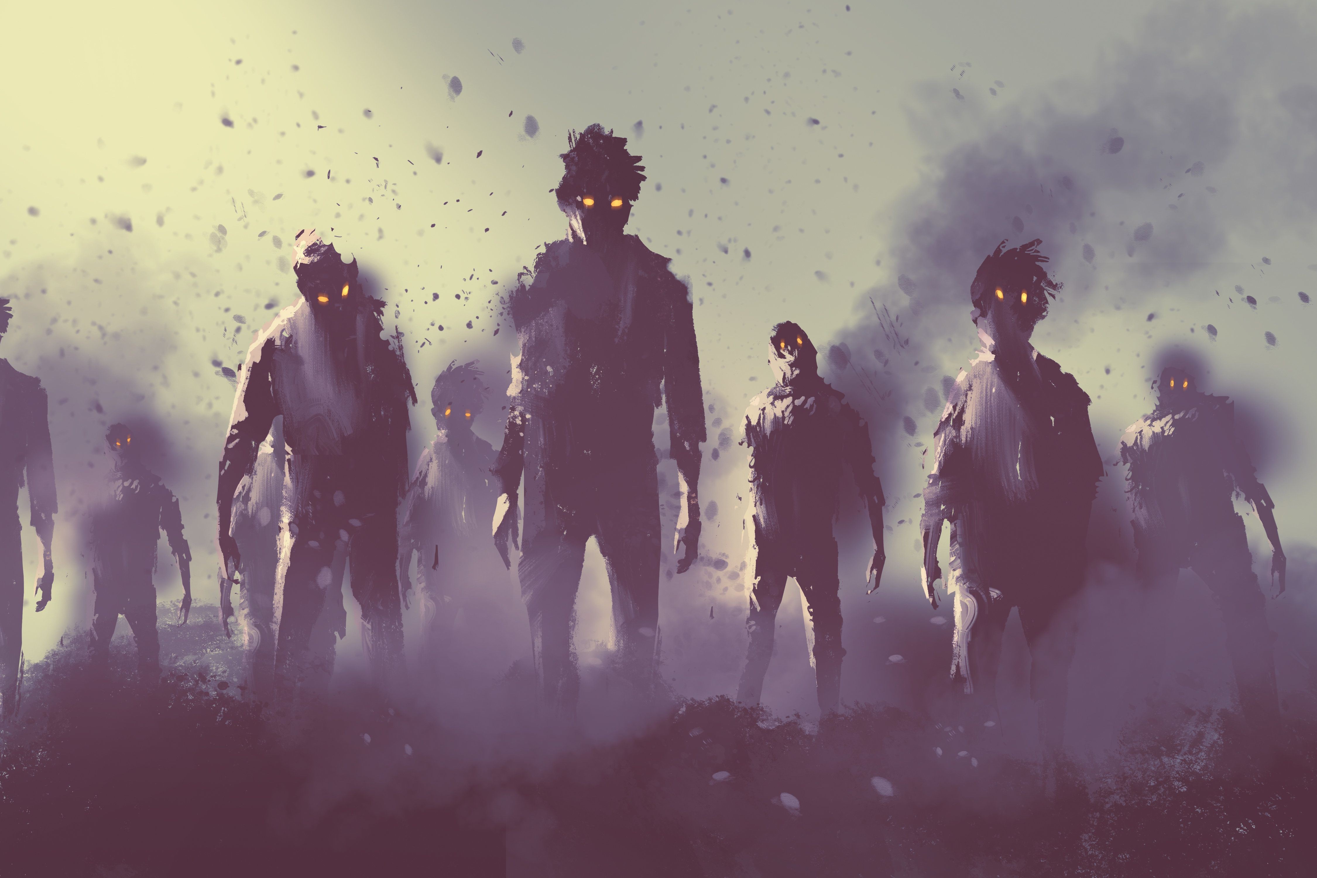 zombie, concept art, artist, artwork, digital art, hd, 4k, HD Wallpaper