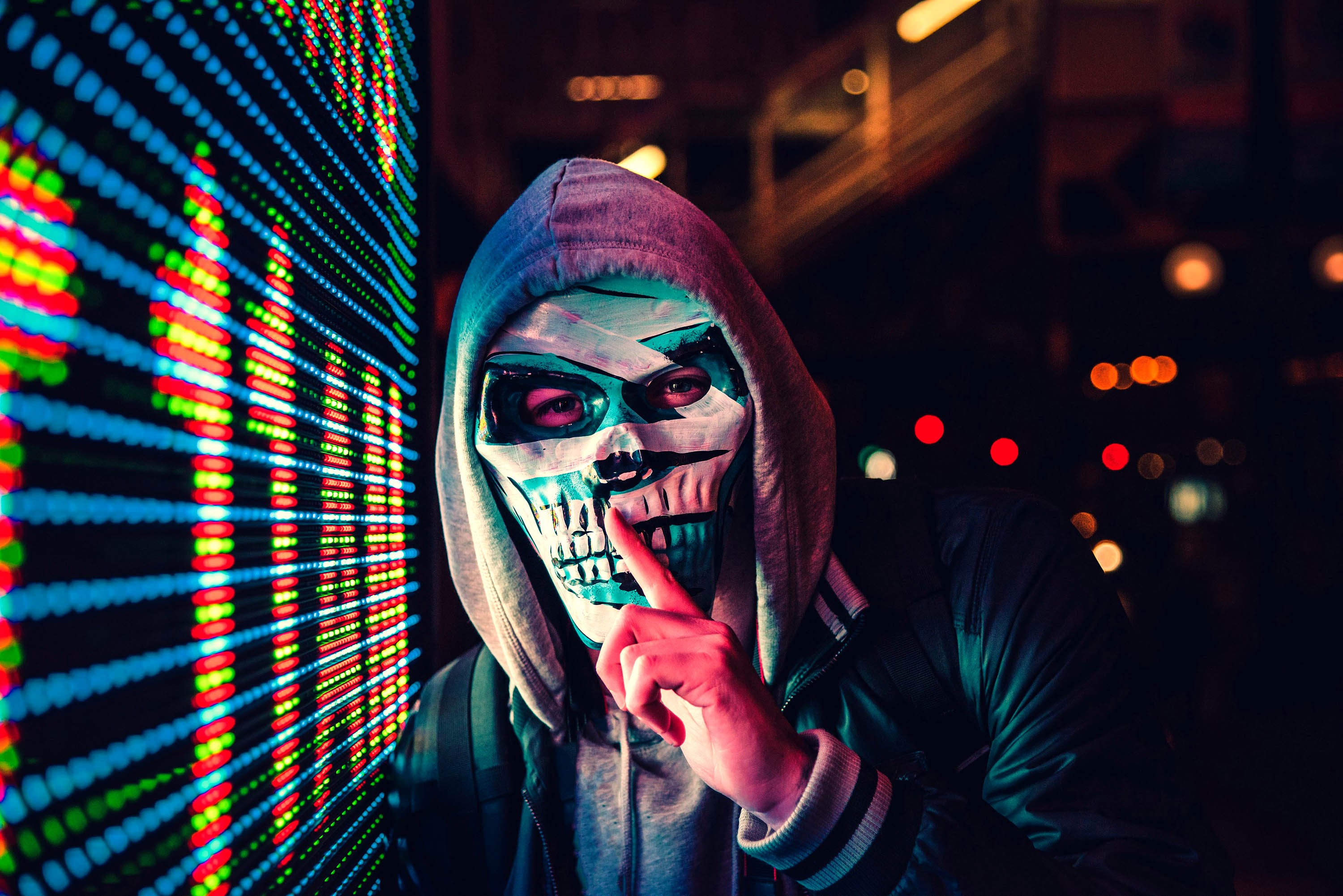 mask, skull, others, hd, HD Wallpaper