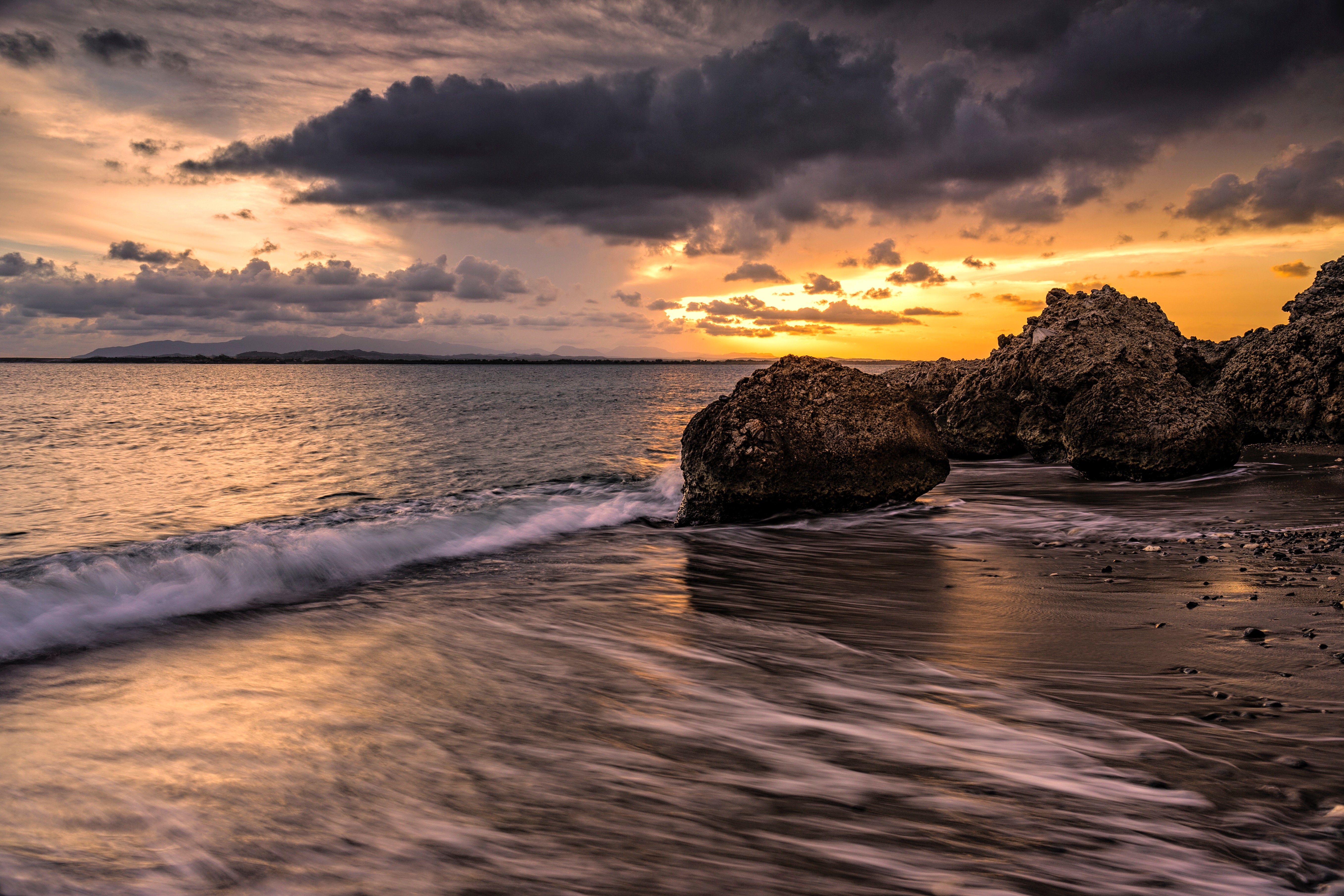 clouds, sunset, hd, 4k, 5k, nature, HD Wallpaper