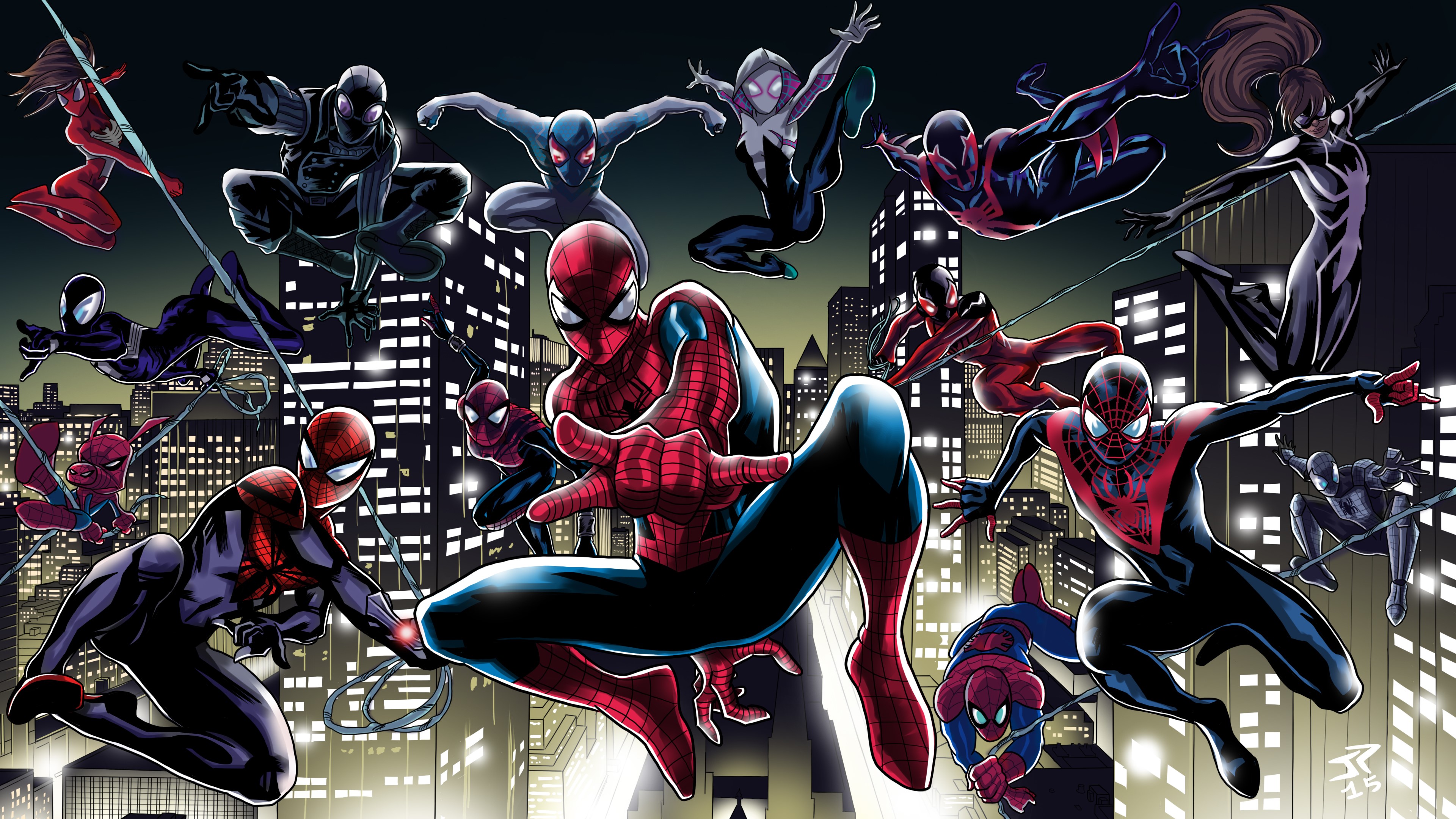 spiderman, hd, 4k, deviantart, artwork, artist, digital art, superheroes, HD Wallpaper