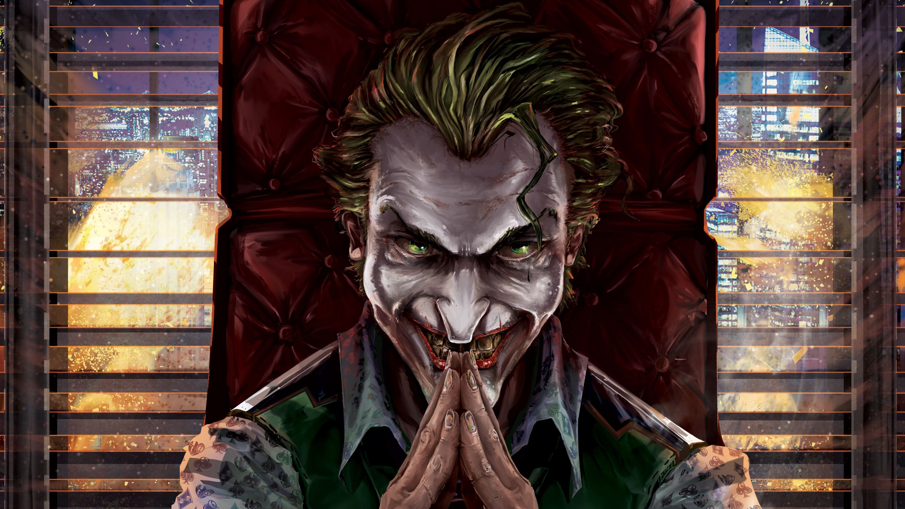 joker, 4k, hd, artwork, digital art, superheroes, supervillain, artstation, HD Wallpaper