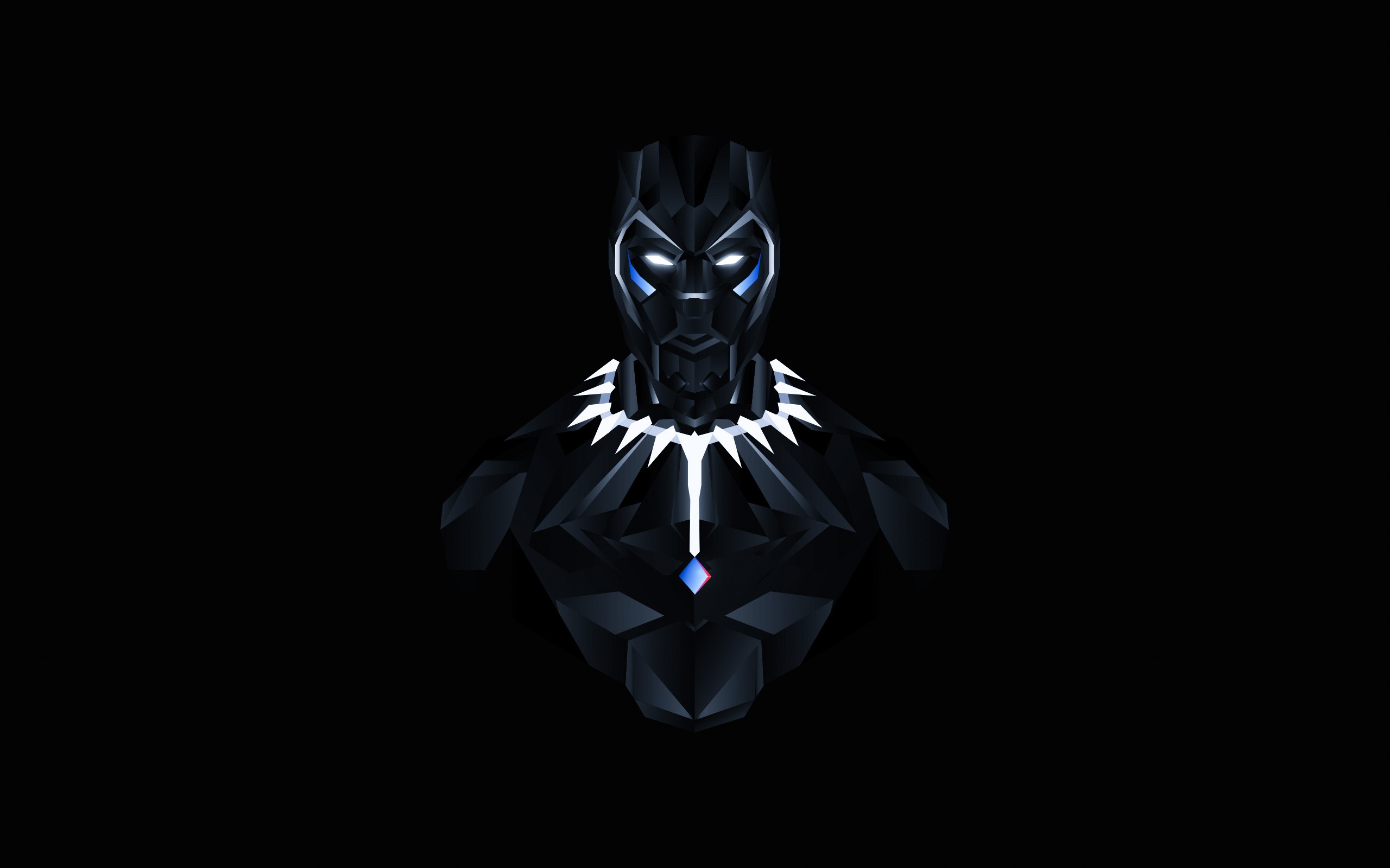 black panther, minimalism, artist, artwork, digital art, hd, behance, HD Wallpaper