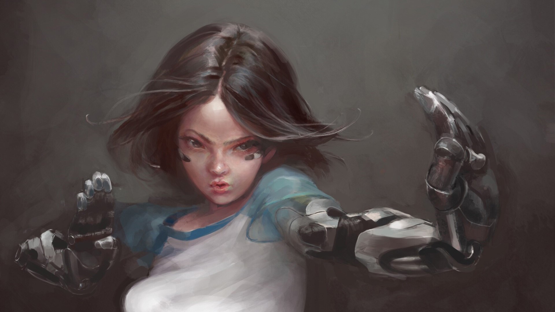 alita battle angel, 2018 movies, movies, hd, artwork, artist, digital art, artstation, HD Wallpaper