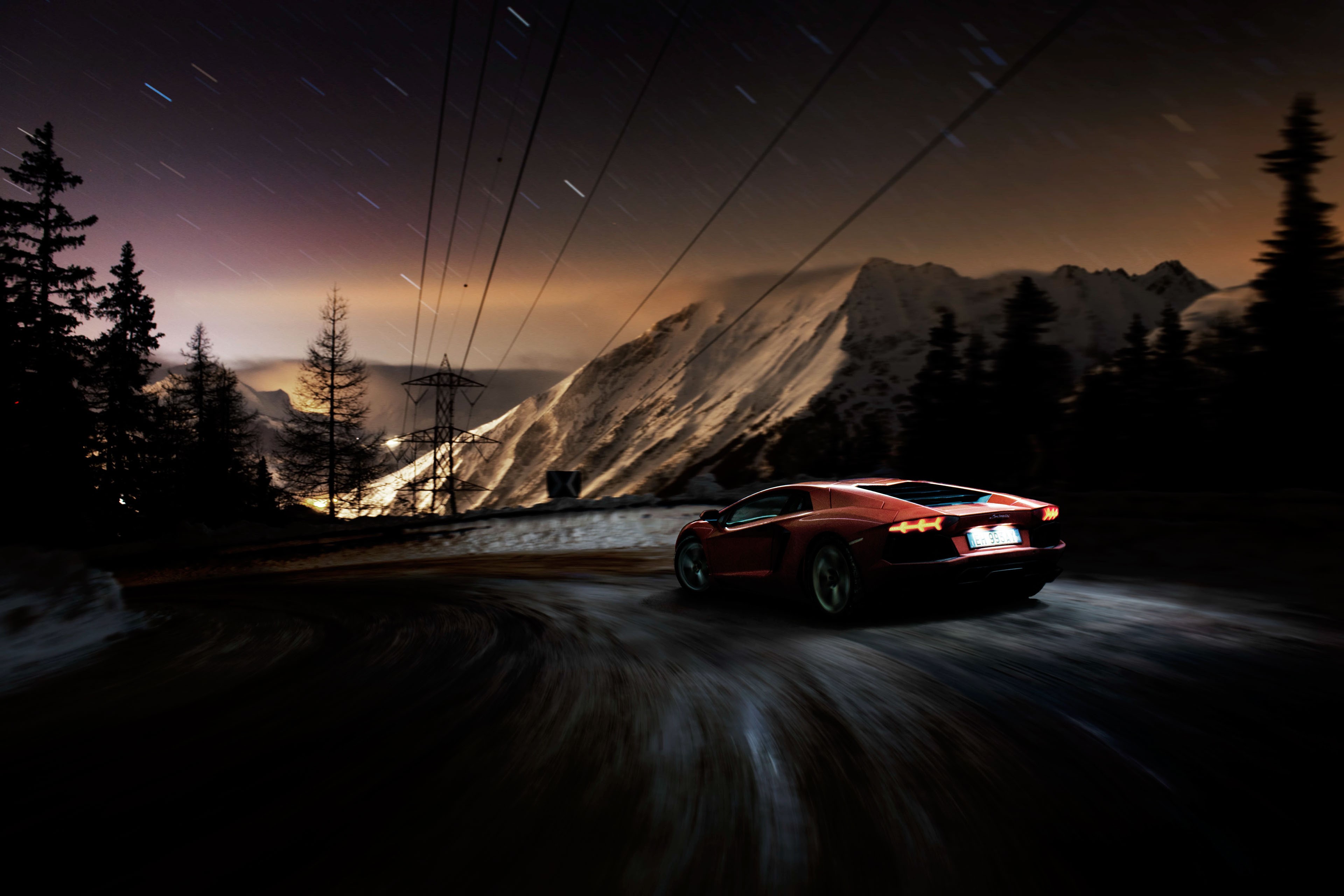 lamborghini aventador, lamborghini, cars, hd, 4k, behance, HD Wallpaper